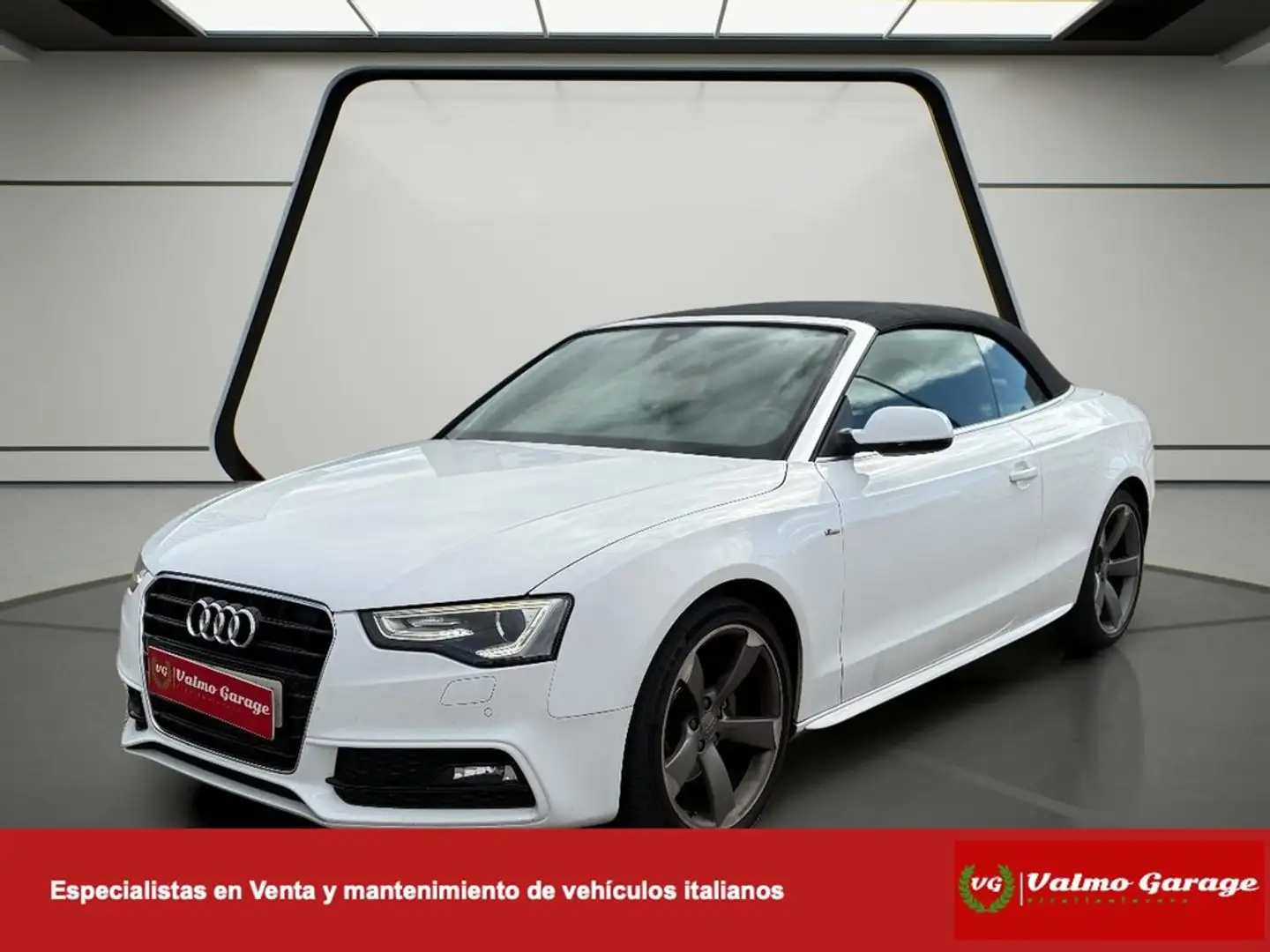 Audi A5 Cabrio S line ed 3.0 TDI 204cv multitron Weiß - 2