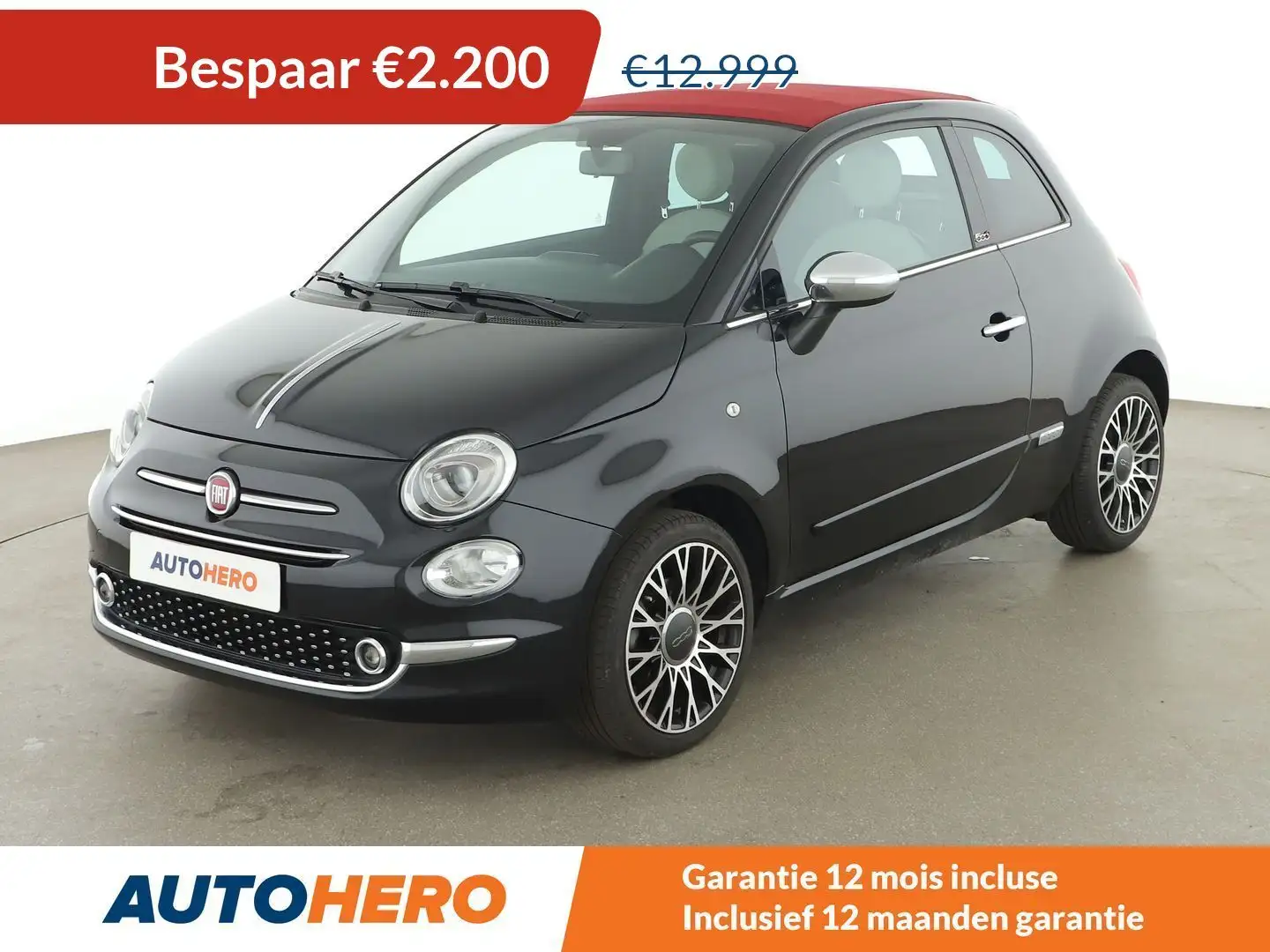 Fiat 500C 1.0 Mild-Hybrid Star Noir - 1