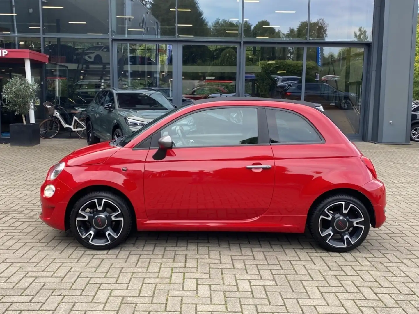 Fiat 500 S Cabrio 1.2 U-Connect Automatik Rot - 2
