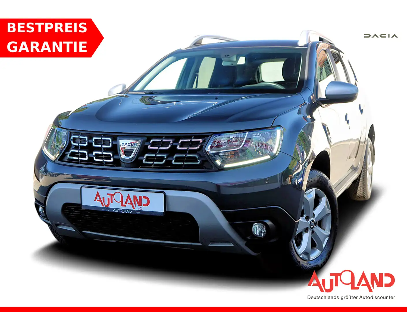 Dacia Duster 1.5 dCi Automatik Navi Kamera AHK Klima Grijs - 1