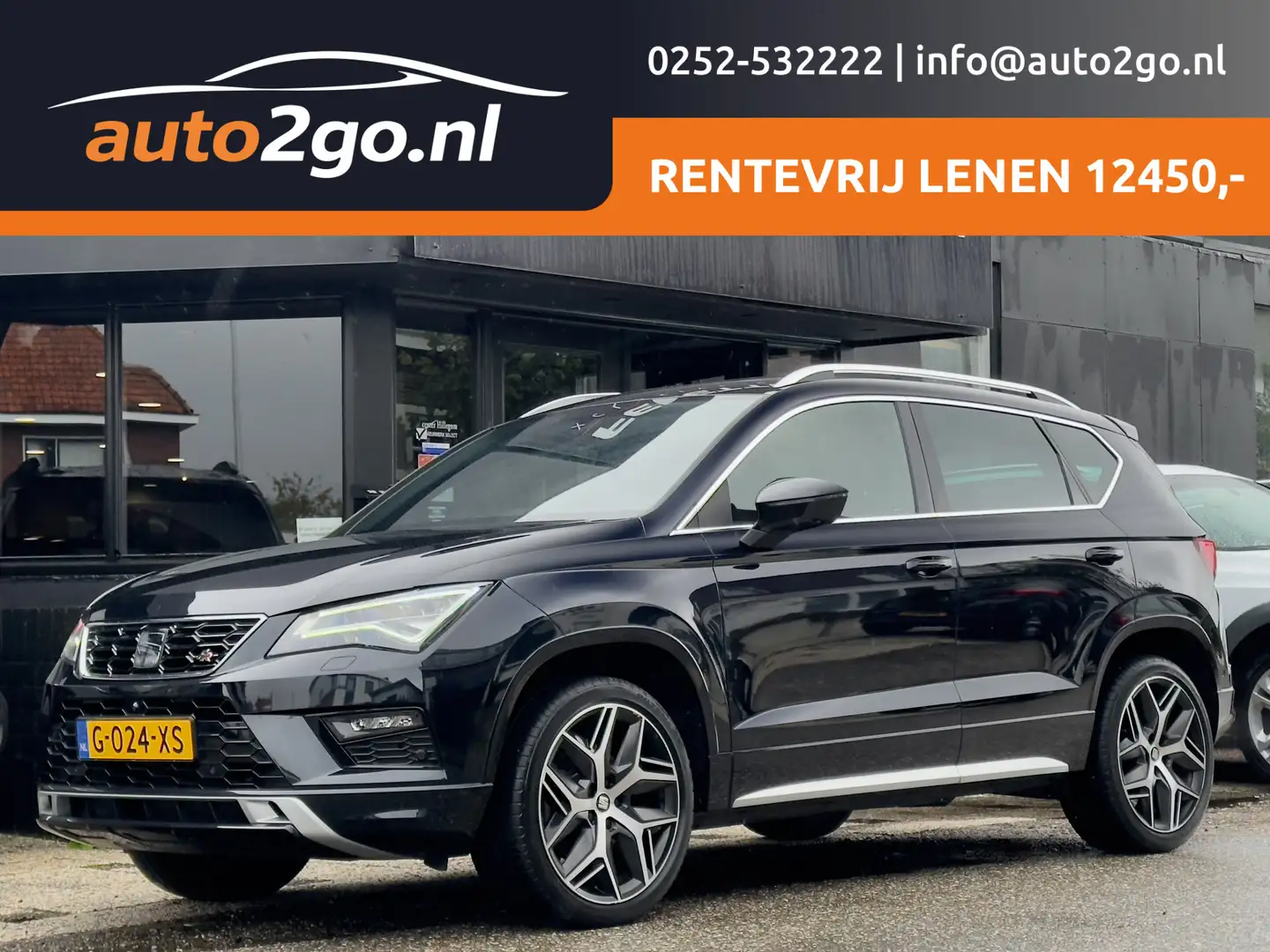 SEAT Ateca 1.5 TSI AUT7 FR INTENSE 150PK PANODAK LEDER NAVI C Noir - 1