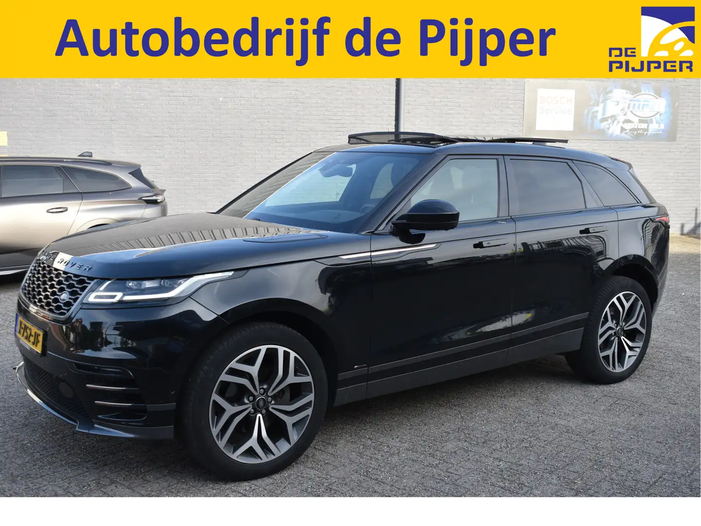 Land Rover Range Rover Velar 2.0 P250 Turbo AWD R-Dynamic, BOEKJES,NAP EN ONDER Zwart - 1