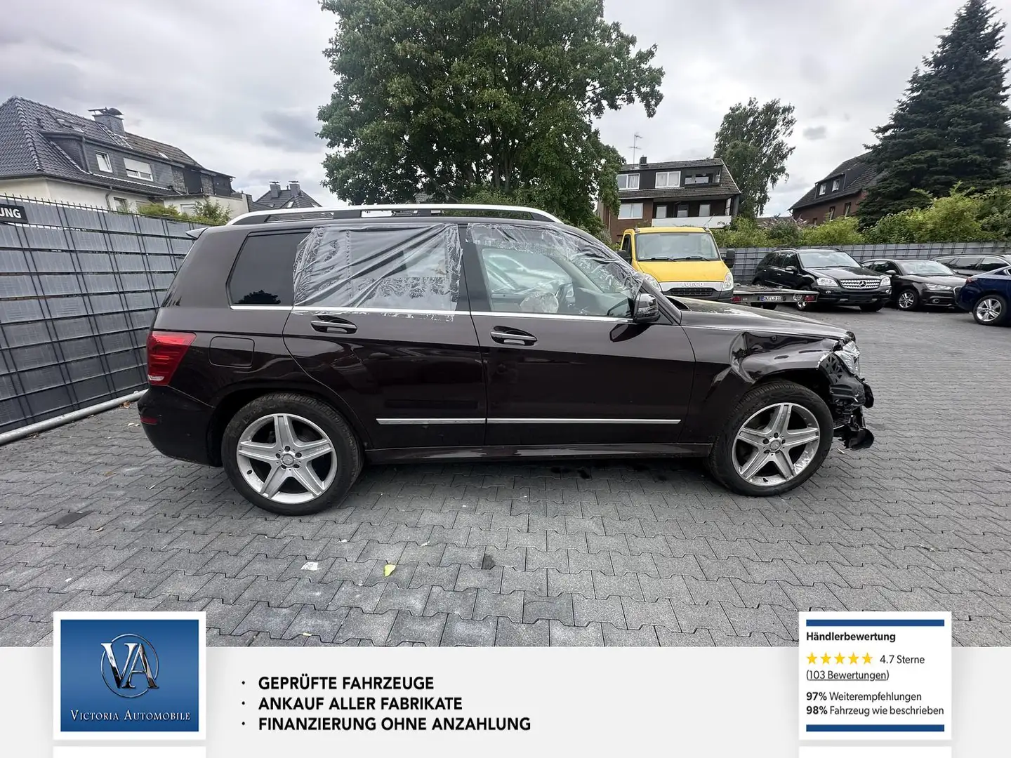 Mercedes-Benz GLK 350 4Matic AMG Style* Unfallwagen Braun - 2