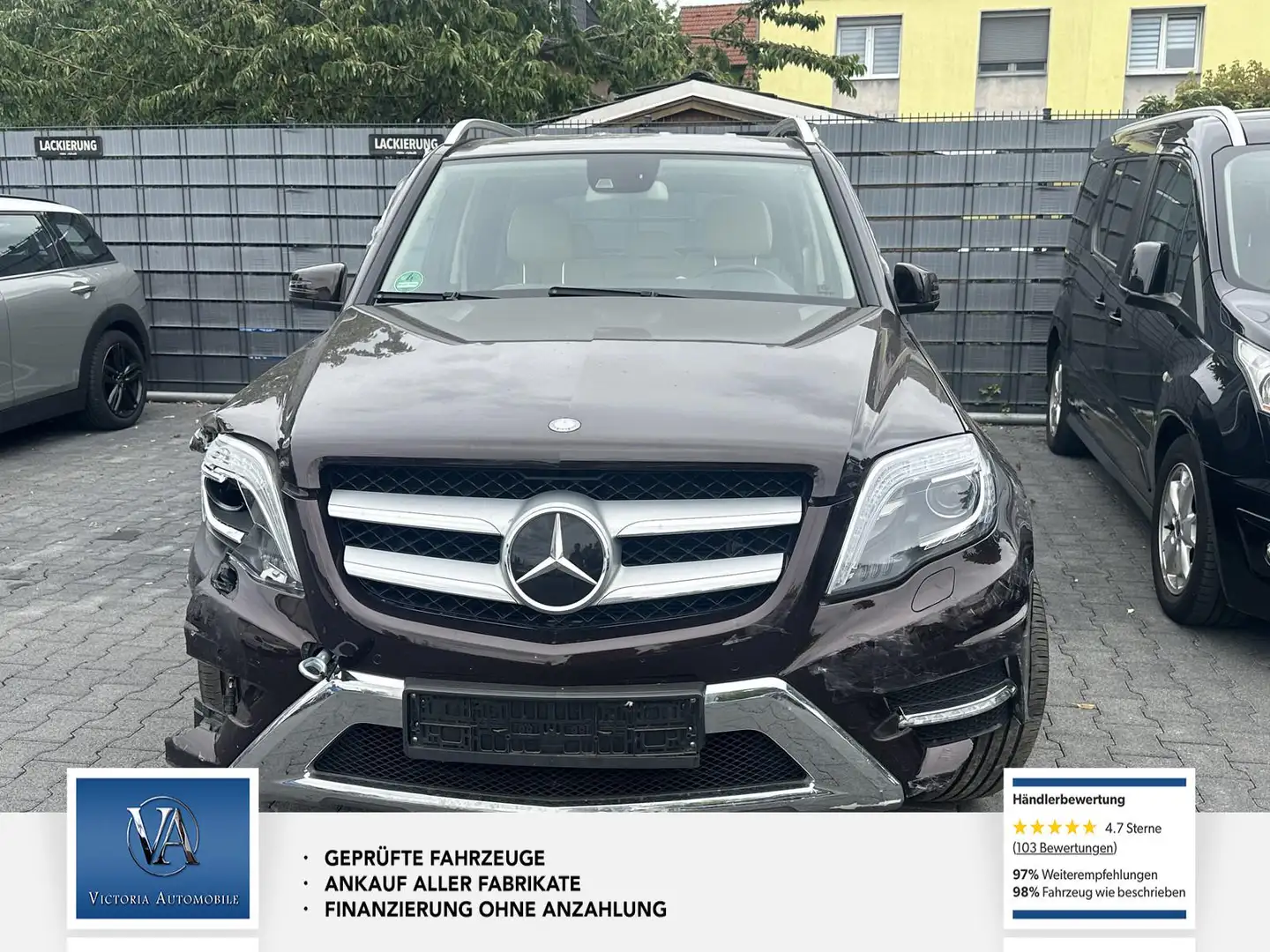 Mercedes-Benz GLK 350 4Matic AMG Style* Unfallwagen Braun - 1