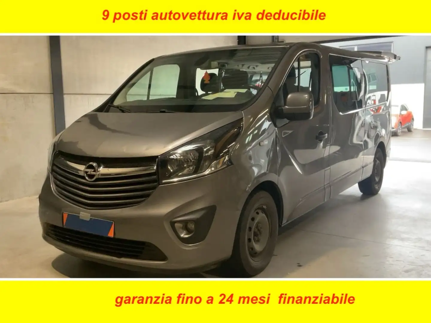 Opel Vivaro L2 9 posti iva deducibile Argento - 1