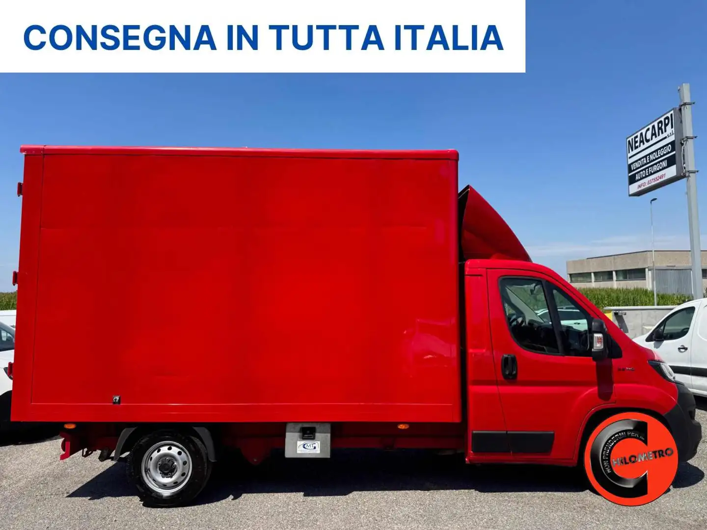 Fiat Ducato MAXI 35 2.3 MJT 140CV L3 CABINATO BOX LEGA LEGGERA Rosso - 2