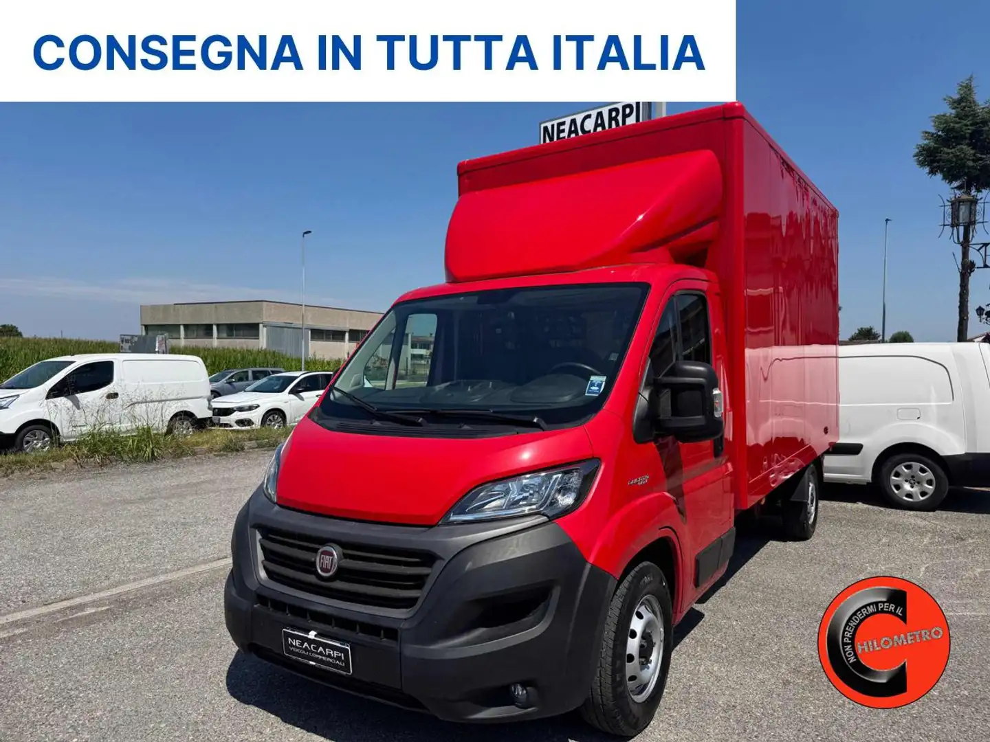 Fiat Ducato MAXI 35 2.3 MJT 140CV L3 CABINATO BOX LEGA LEGGERA Rosso - 1