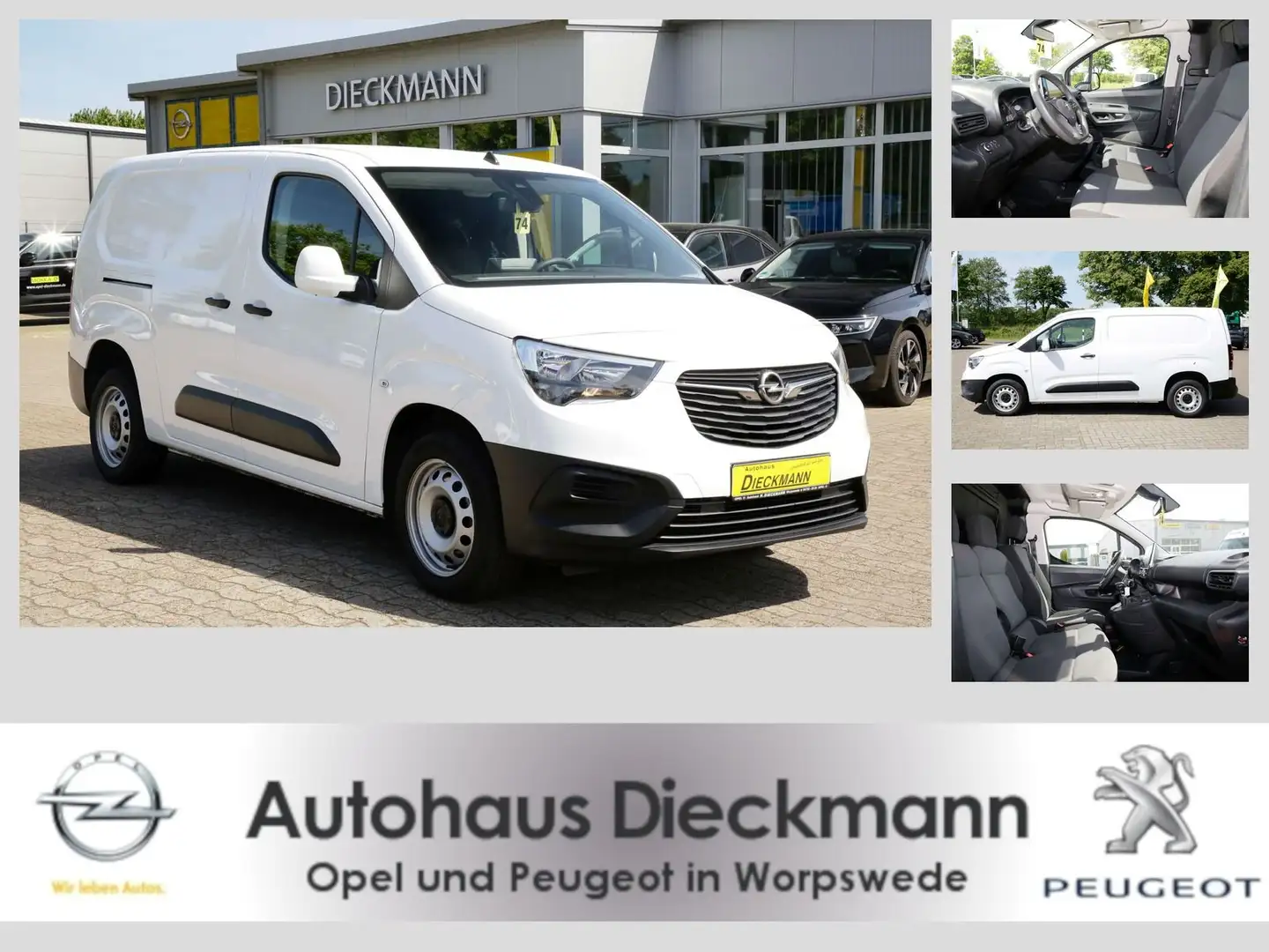 Opel Combo Cargo XL 1,5 Edition L2 SHZ NAVI KLIMA PDC Blanc - 1