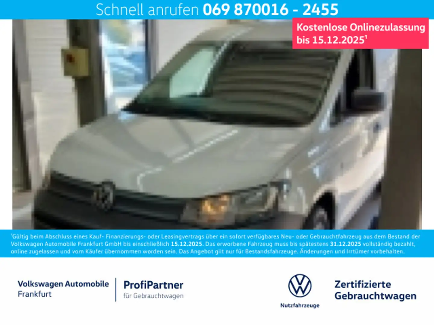 Volkswagen Caddy Cargo 1.5 TSI DSG Navi DAB+ Blanco - 1