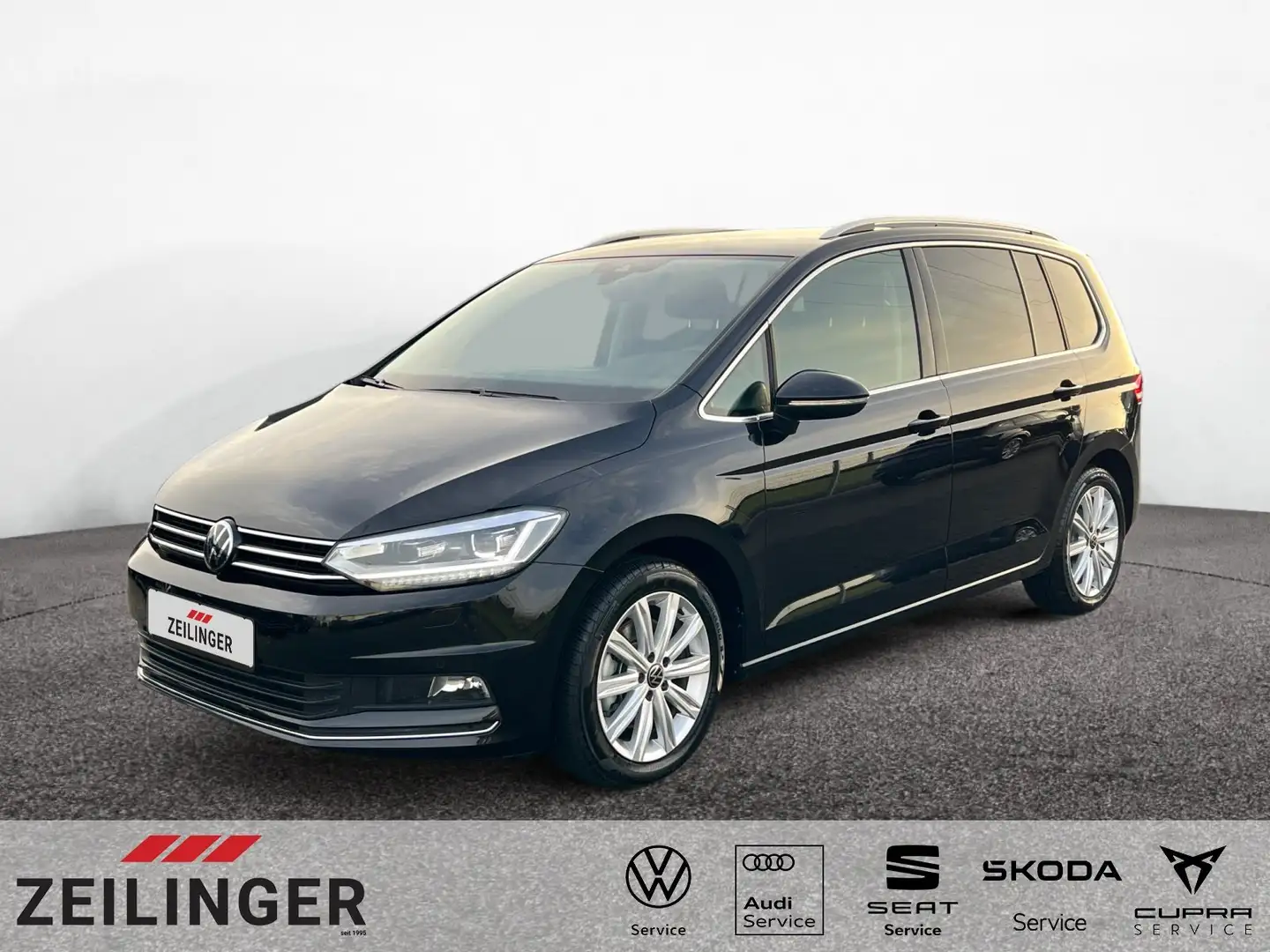 Volkswagen Touran Highline TDI DSG|7-SITZE|AHK|eHECK|NAVI| Schwarz - 1