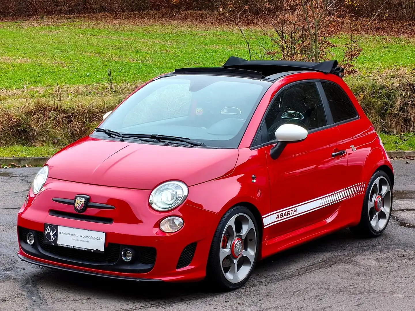 Abarth 500C Abarth / Bi Xenon-Officina Rot-Klimaaut.-Eibach Rojo - 1