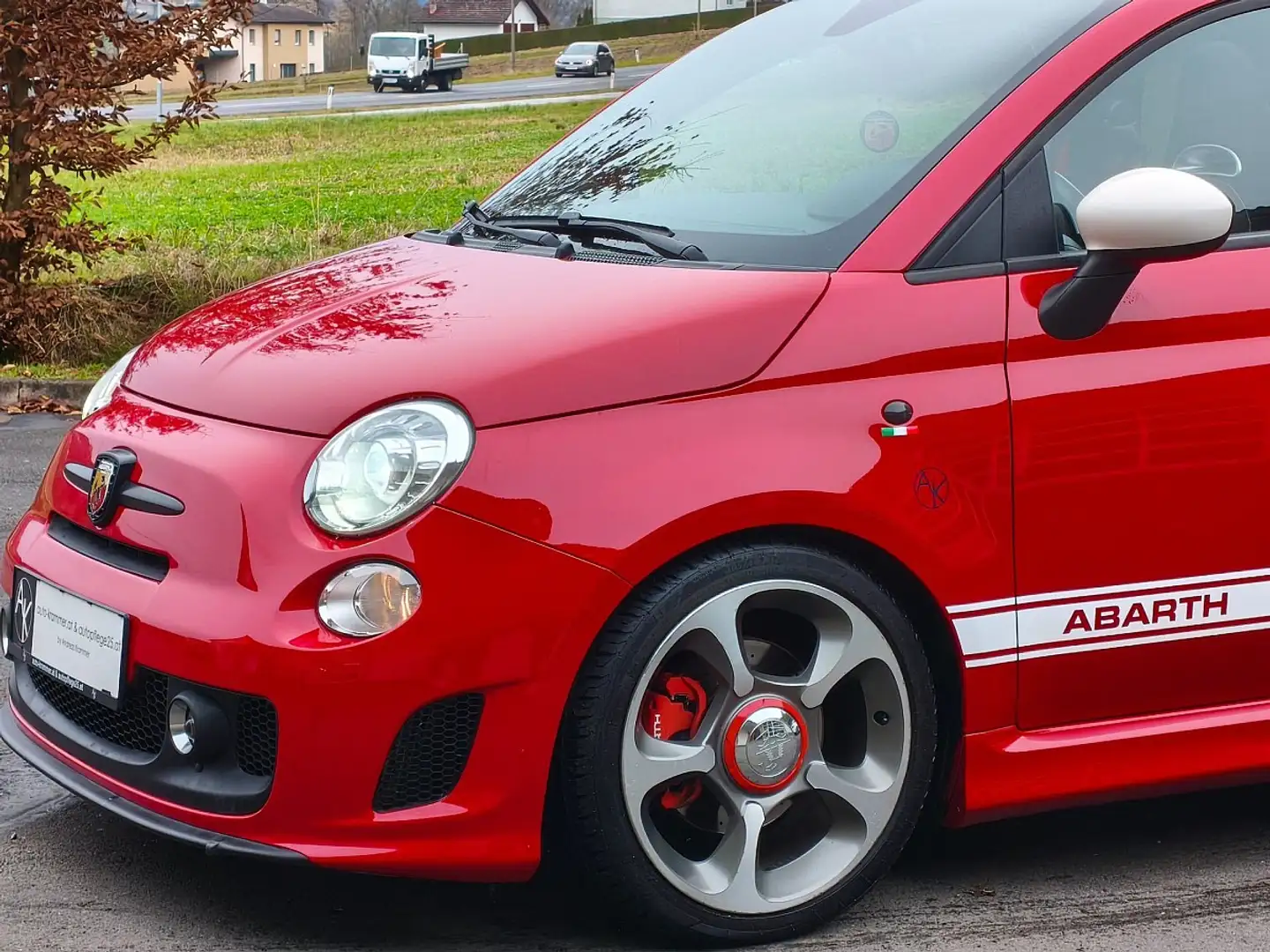 Abarth 500C Abarth / Bi Xenon-Officina Rot-Klimaaut.-Eibach Rot - 2