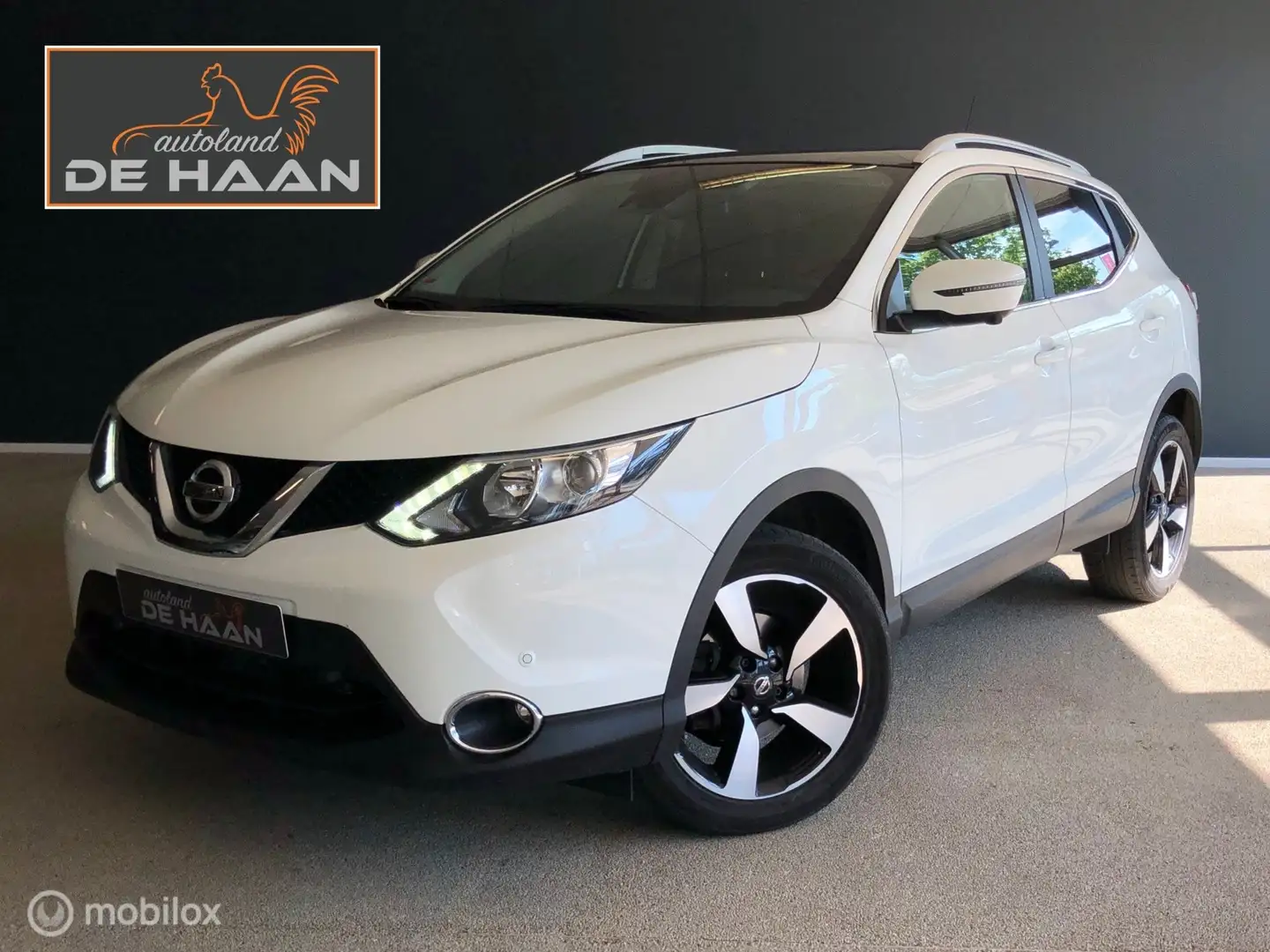 Nissan Qashqai 1.6 Tekna NAVI CAMERA CLIMA CRUISE TREKHAAK Blanc - 1