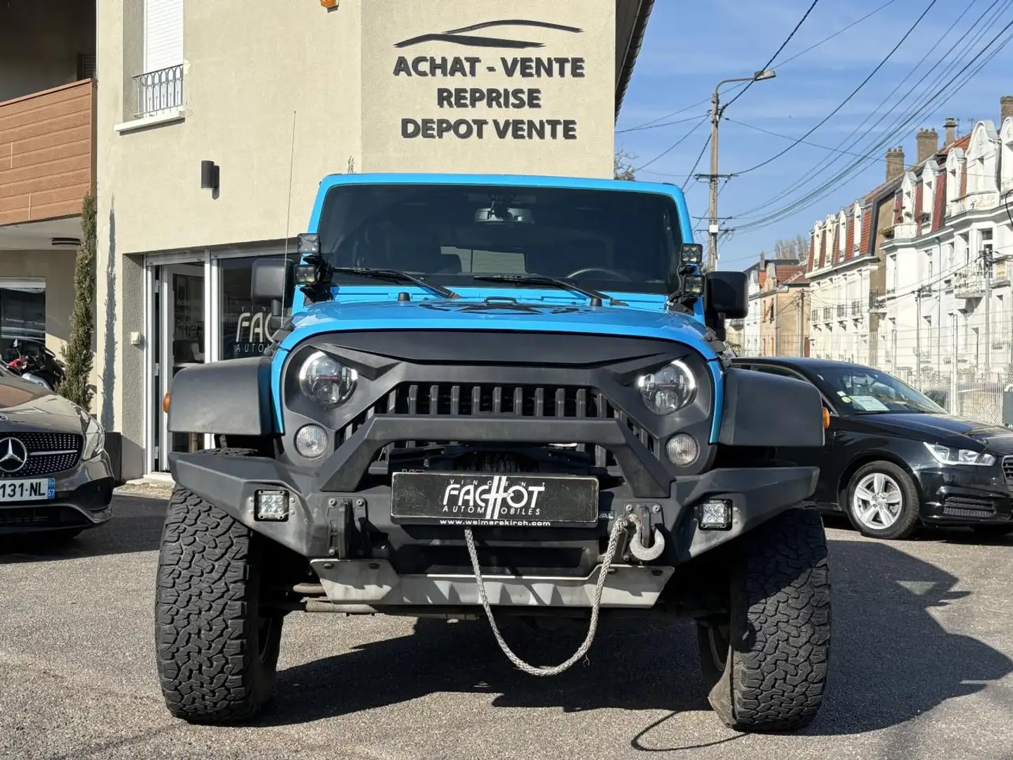Jeep Wrangler Wrangler 2.8 CRD - BVA  2018 Rubicon PHASE 2 Azul - 2