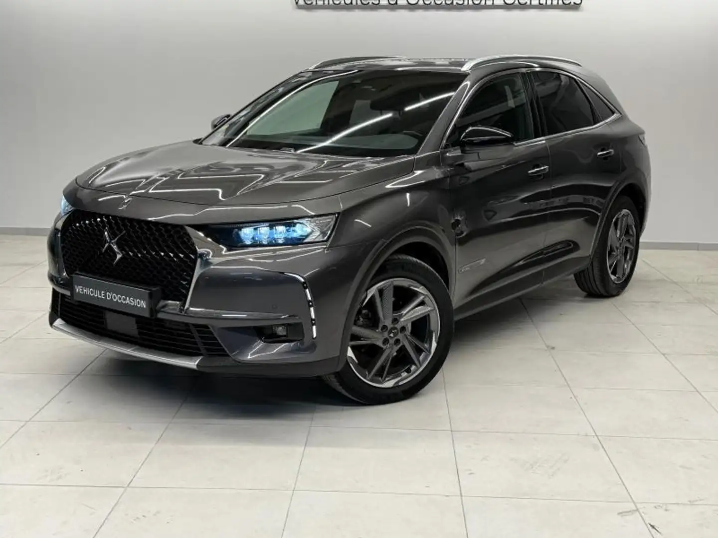 DS Automobiles DS 7 Crossback BlueHDi 180ch Grand Chic Automatique 128g Gris - 1