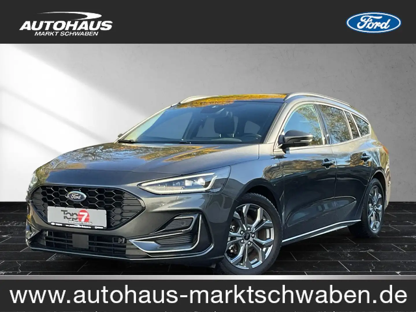 Ford Focus ST-Line Bluetooth Navi LED Klima el. Fenster Gris - 1