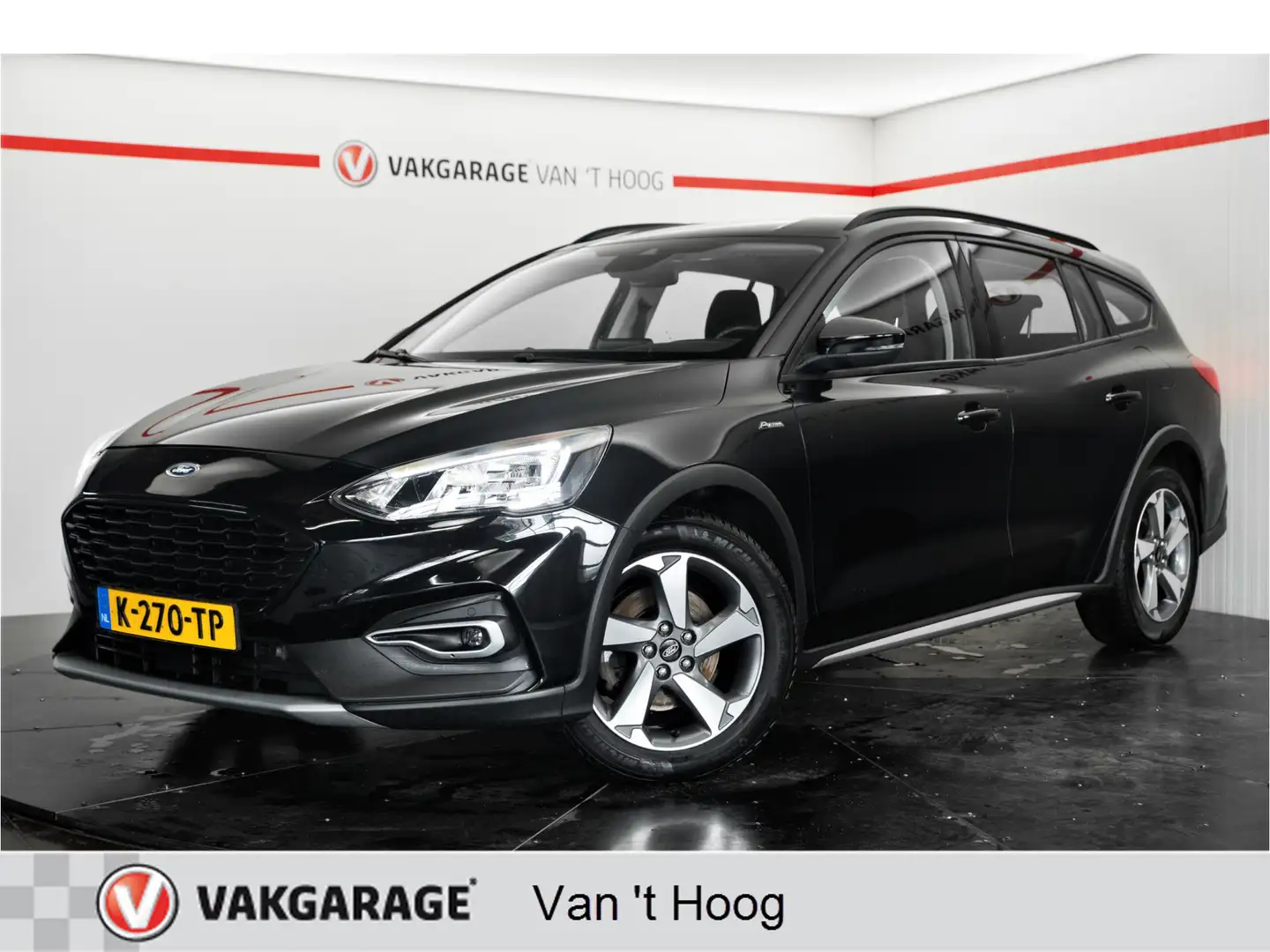 Ford Focus Wagon 1.0 EcoBoost Active Business Trekhaak Verwar Zwart - 1