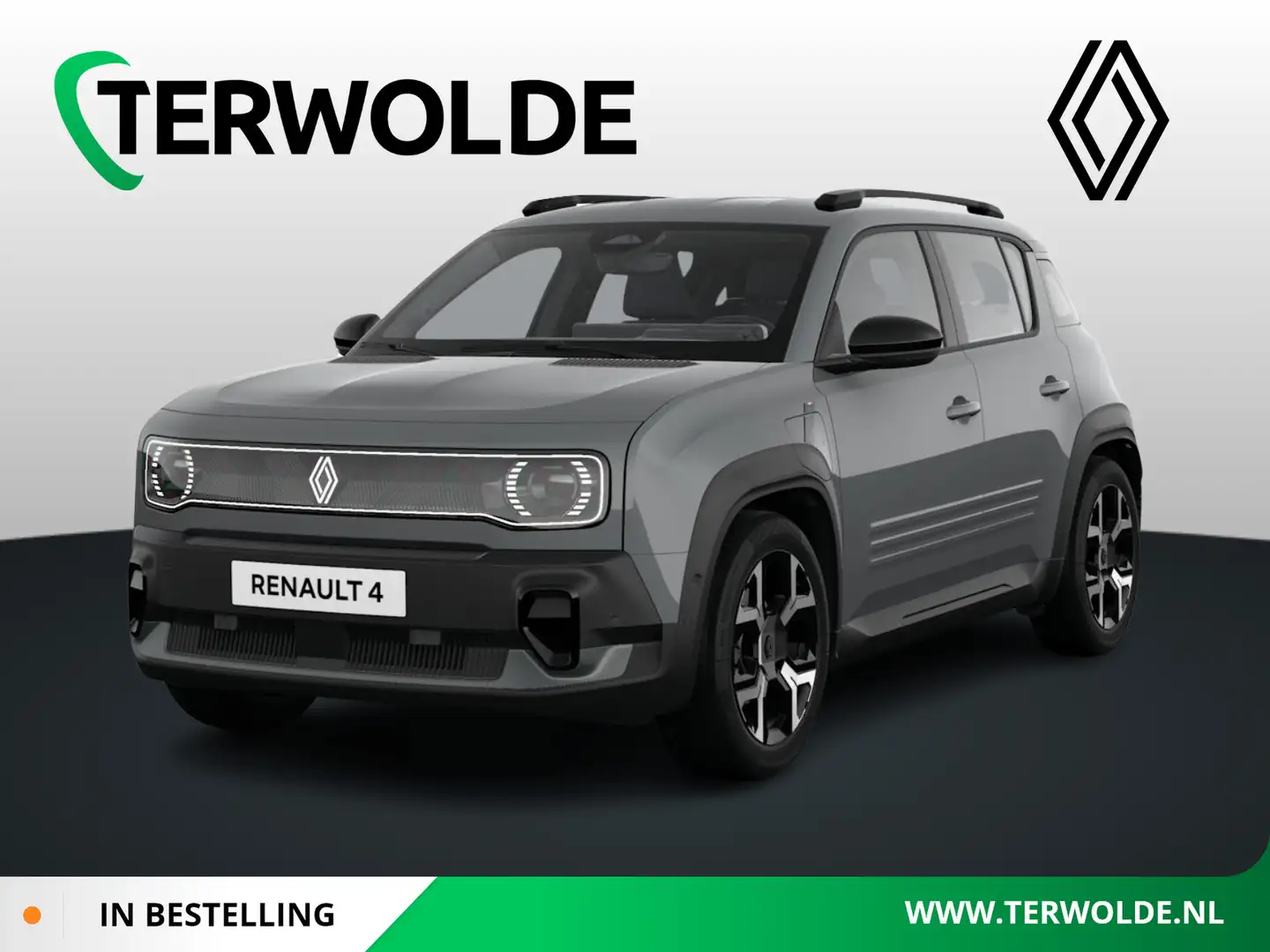 Renault R 4 Techno | Achteruitrijcamera | Elektronisch geregel Grijs - 1