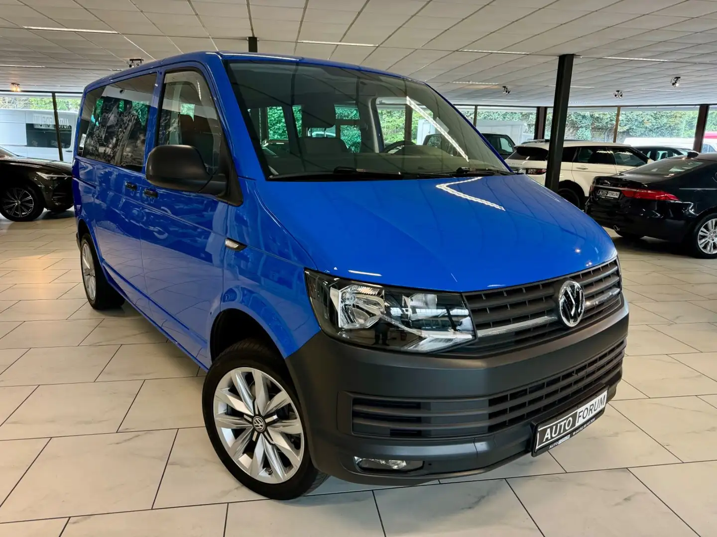 Volkswagen T6 Kombi T6 2.0 TDI 1.HAND AUT 5 SITZE 2xKLIMA AHK TEMP Blau - 2