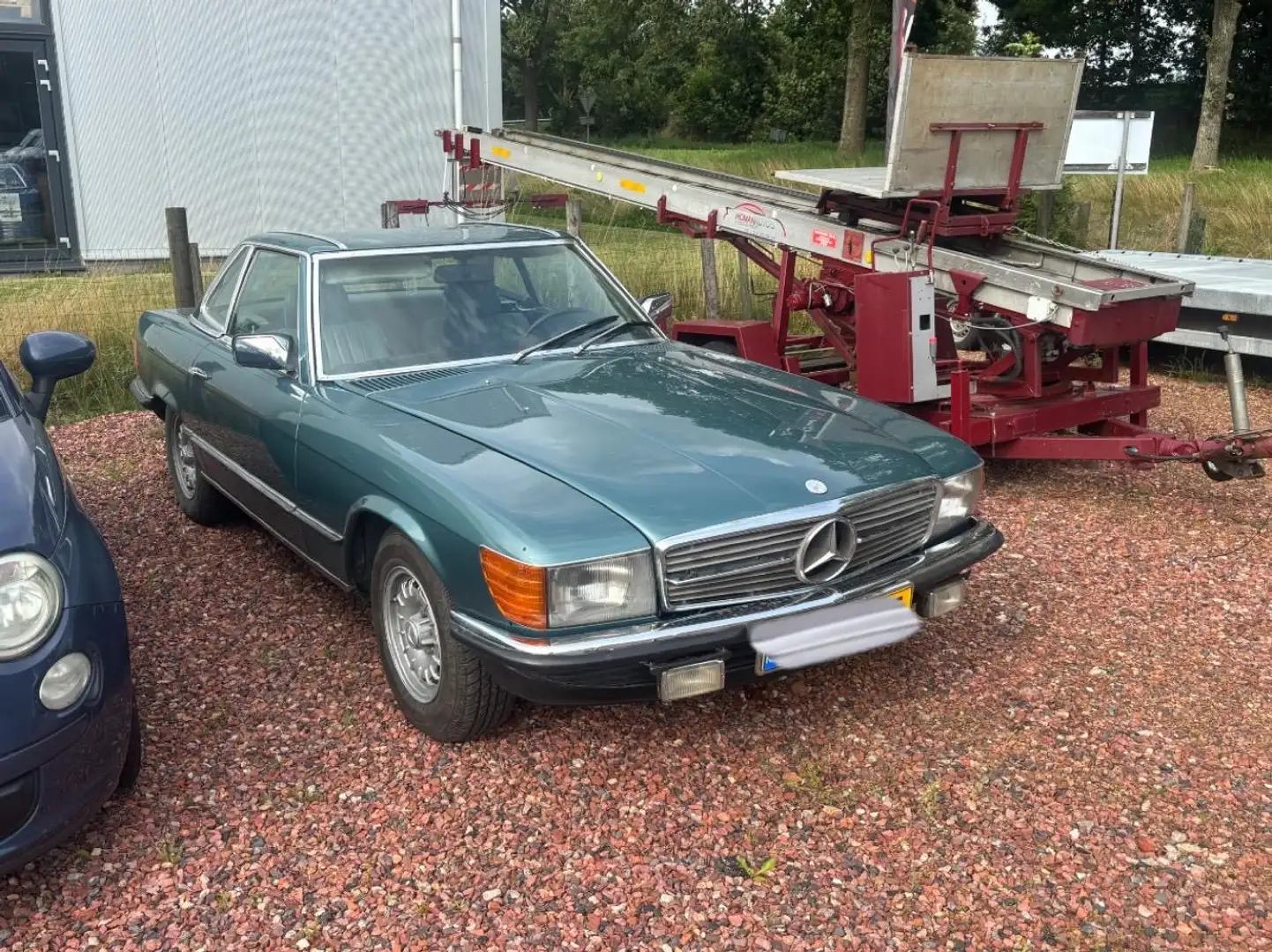 Mercedes-Benz SL 500 mercedes-Benz sl 500 W107 1985 Blauw - 1