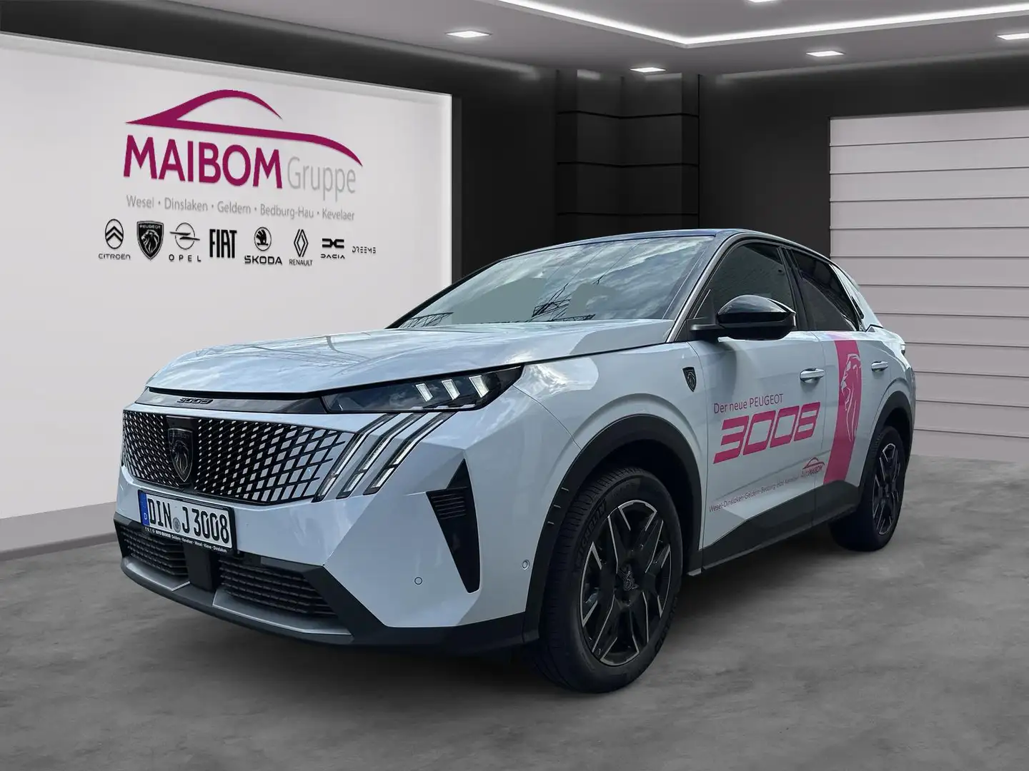 Peugeot 3008 Hybrid EAT 136 GT Blanc - 1