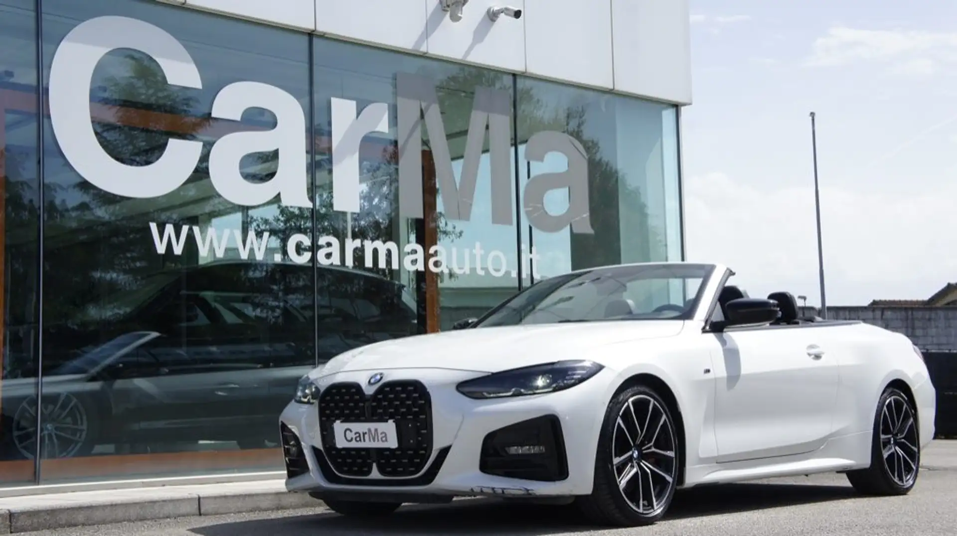 BMW 420 d 48V Cabrio Msport Pro LISTINO 80.500€ Bianco - 1