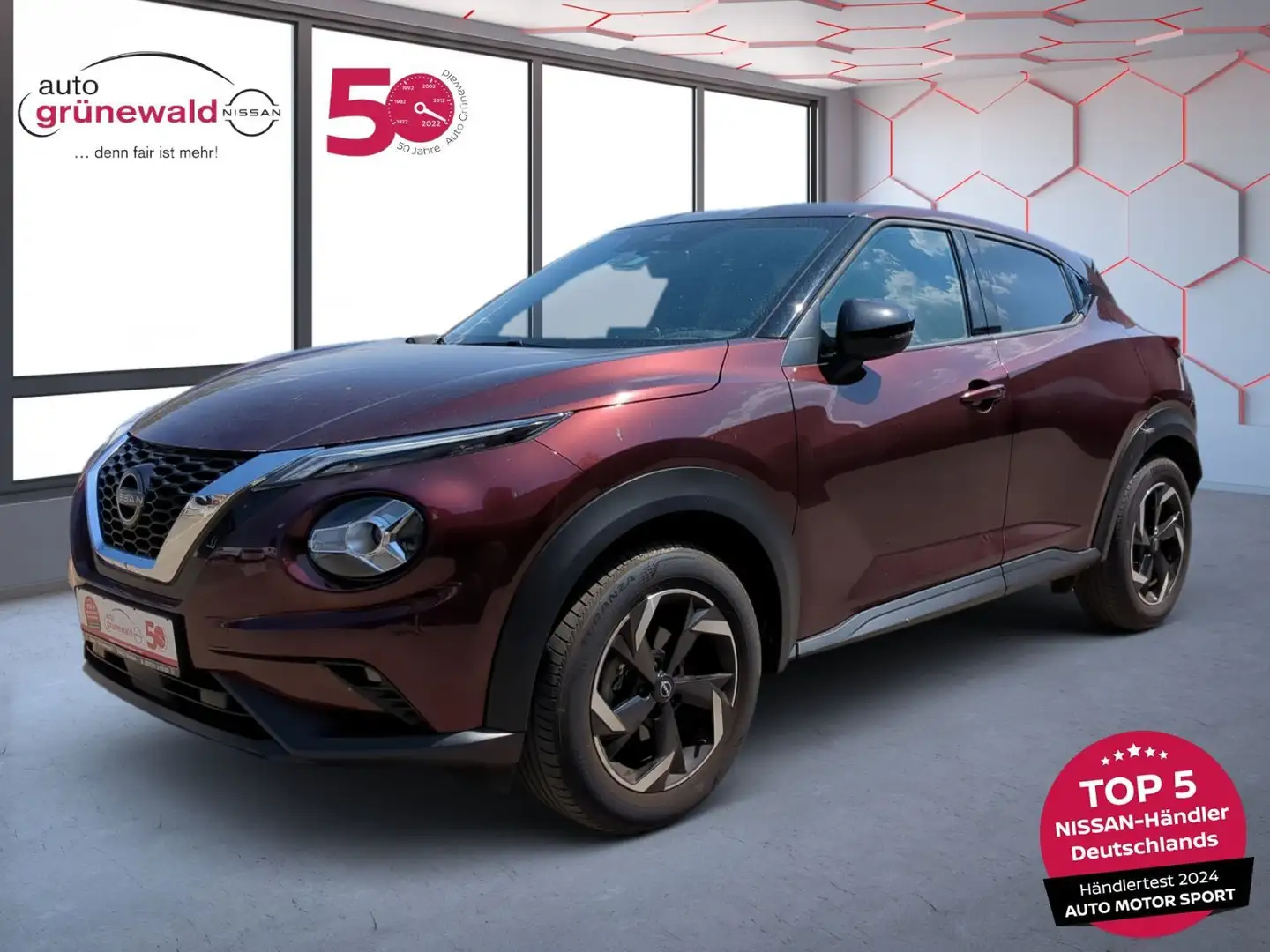 Nissan Juke 1.0 DIG-T N-Connecta,DCT Automatik,LED,AHK Rouge - 1