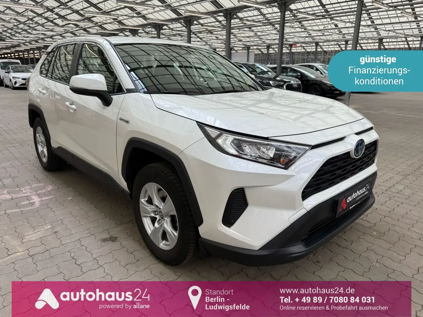Toyota RAV 4 4 2.5 VVT-i Hybrid  4x2|ACC|LED|CarPlay Weiß - 1