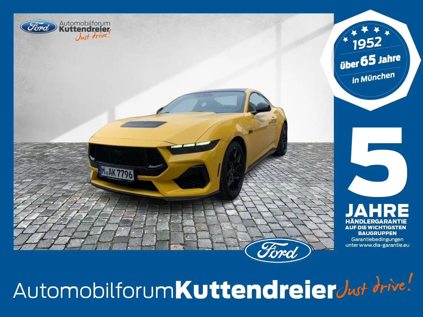 Ford Mustang 328 5.0 GT Fastback Ti-VCT V8 Gelb - 1