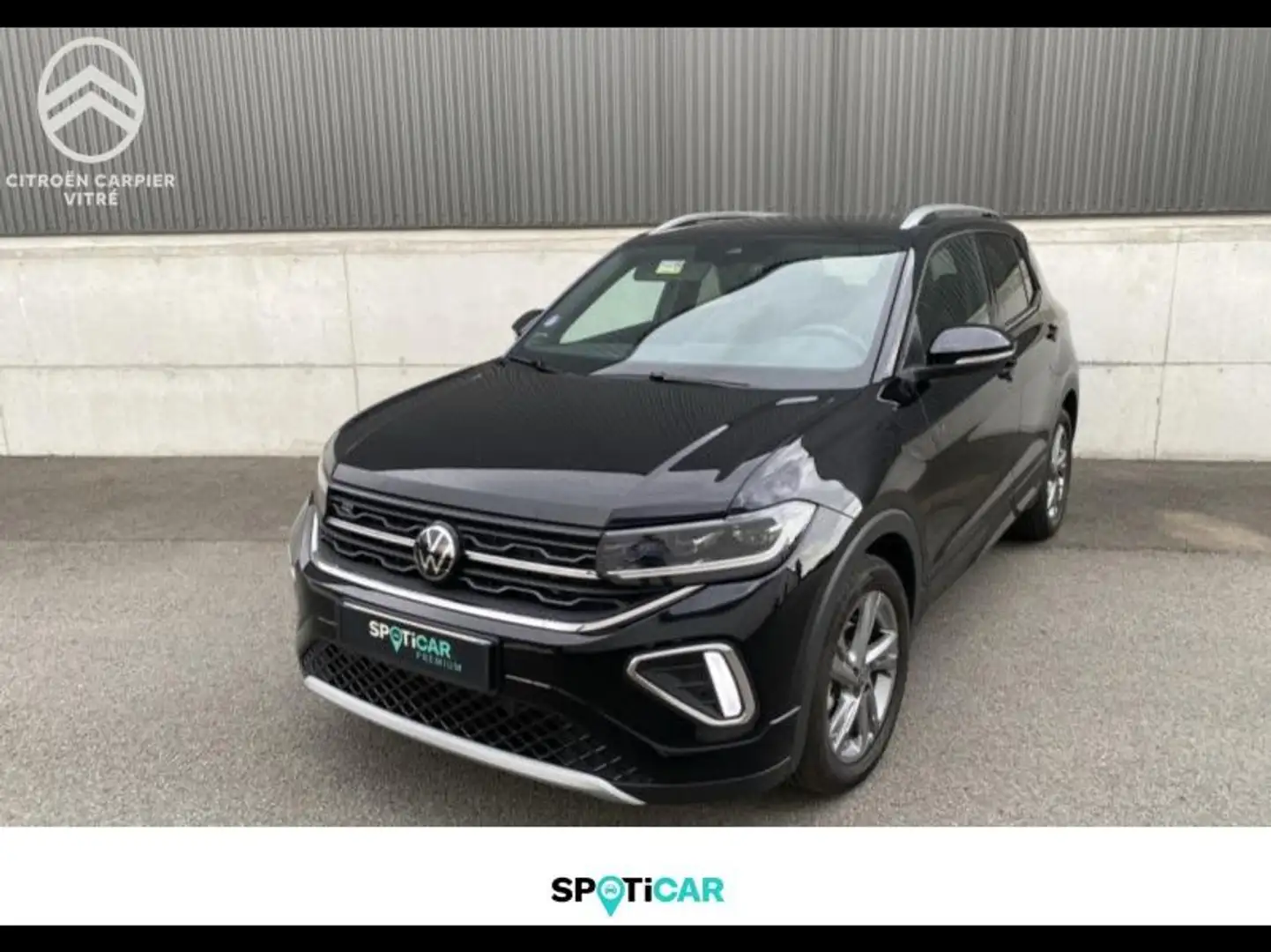 Volkswagen T-Cross 1.0 TSI 116ch R-Line DSG7 Noir - 1