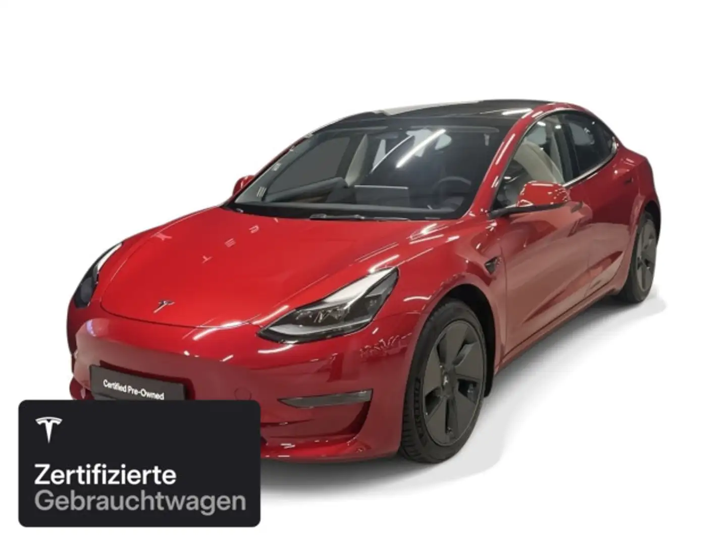 Tesla Model 3 Long Range AWD Rouge - 1