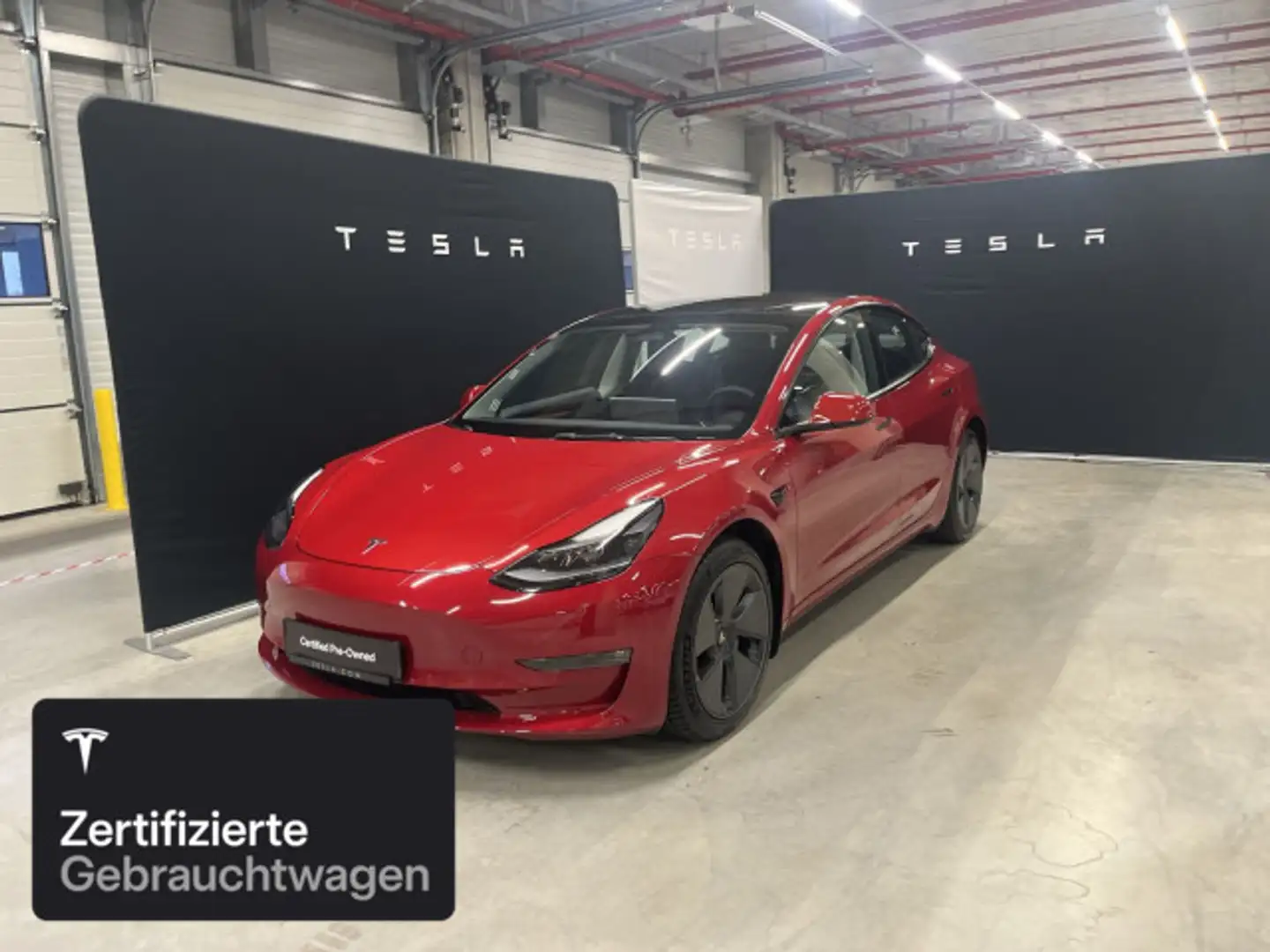 Tesla Model 3 Long Range AWD Rot - 1