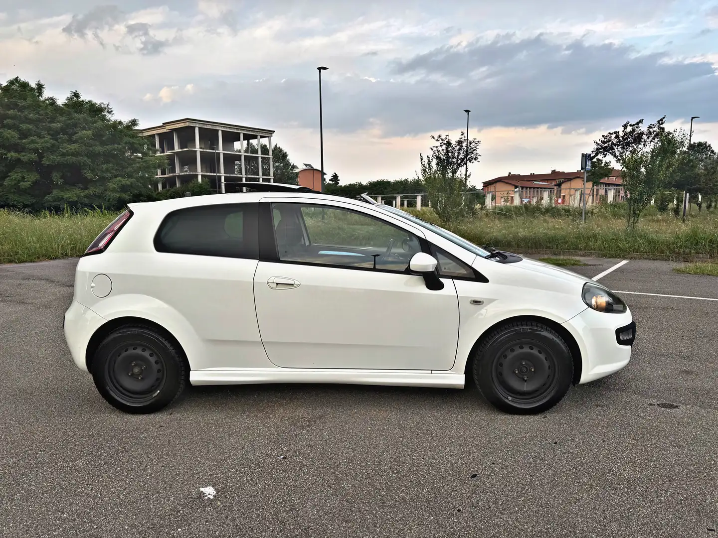 Fiat Punto Evo Punto Evo 3p 1.4 m-air Sport s UNICO PROPRIETARIO Blanc - 2