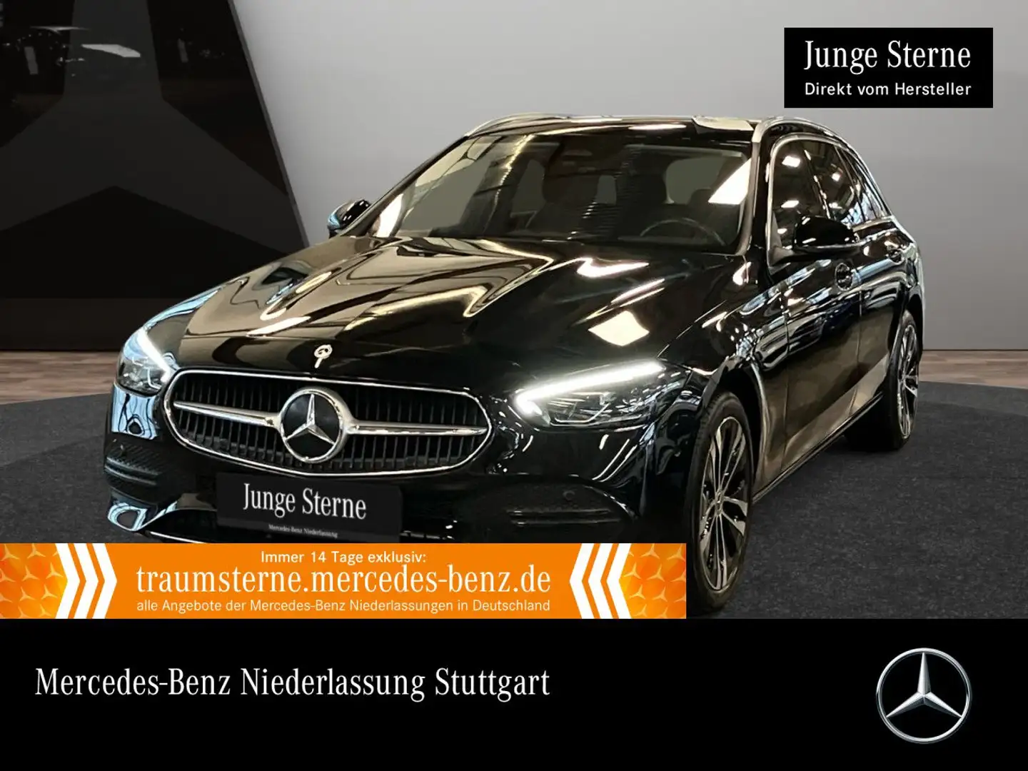 Mercedes-Benz C 300 e T AVANTG+LED+KAMERA+KEYLESS+9G Schwarz - 1