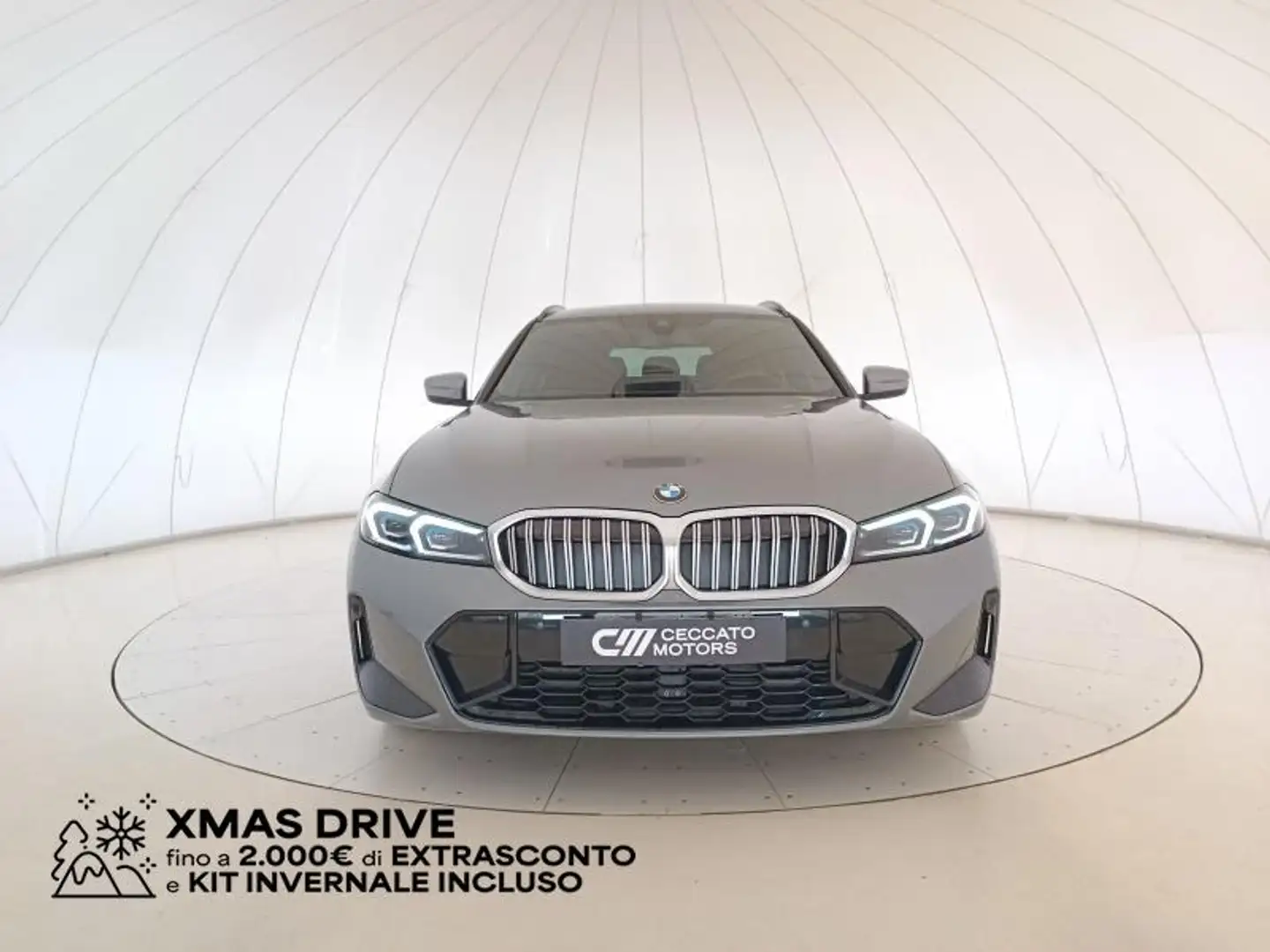 BMW 320 d Touring mhev 48V Msport xdrive auto Grigio - 2
