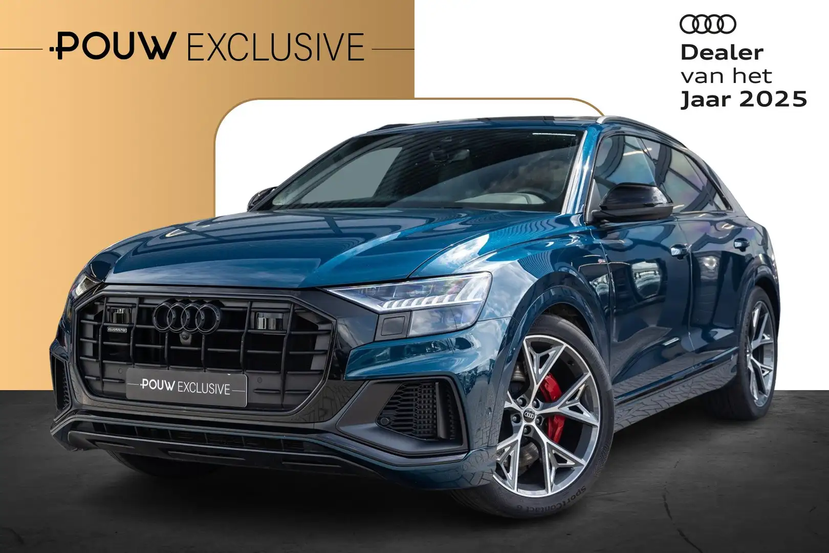 Audi Q8 60 TFSIe 490pk quattro Pro Line S Competition | Al Blauw - 1