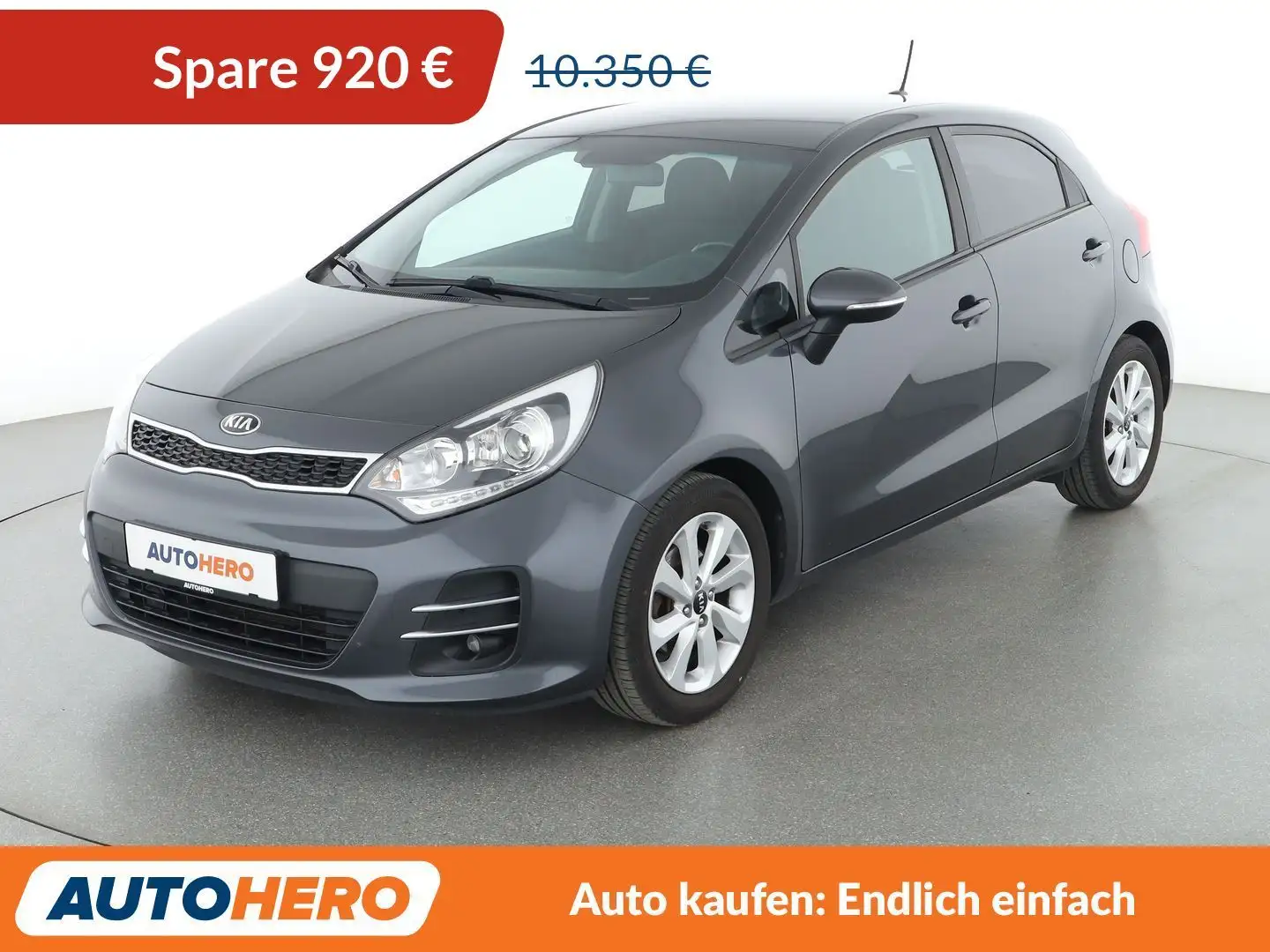 Kia Rio 1.4 UEFA Euro*NAVI*TEMPO*PDC*SHZ*LIM* Grau - 1