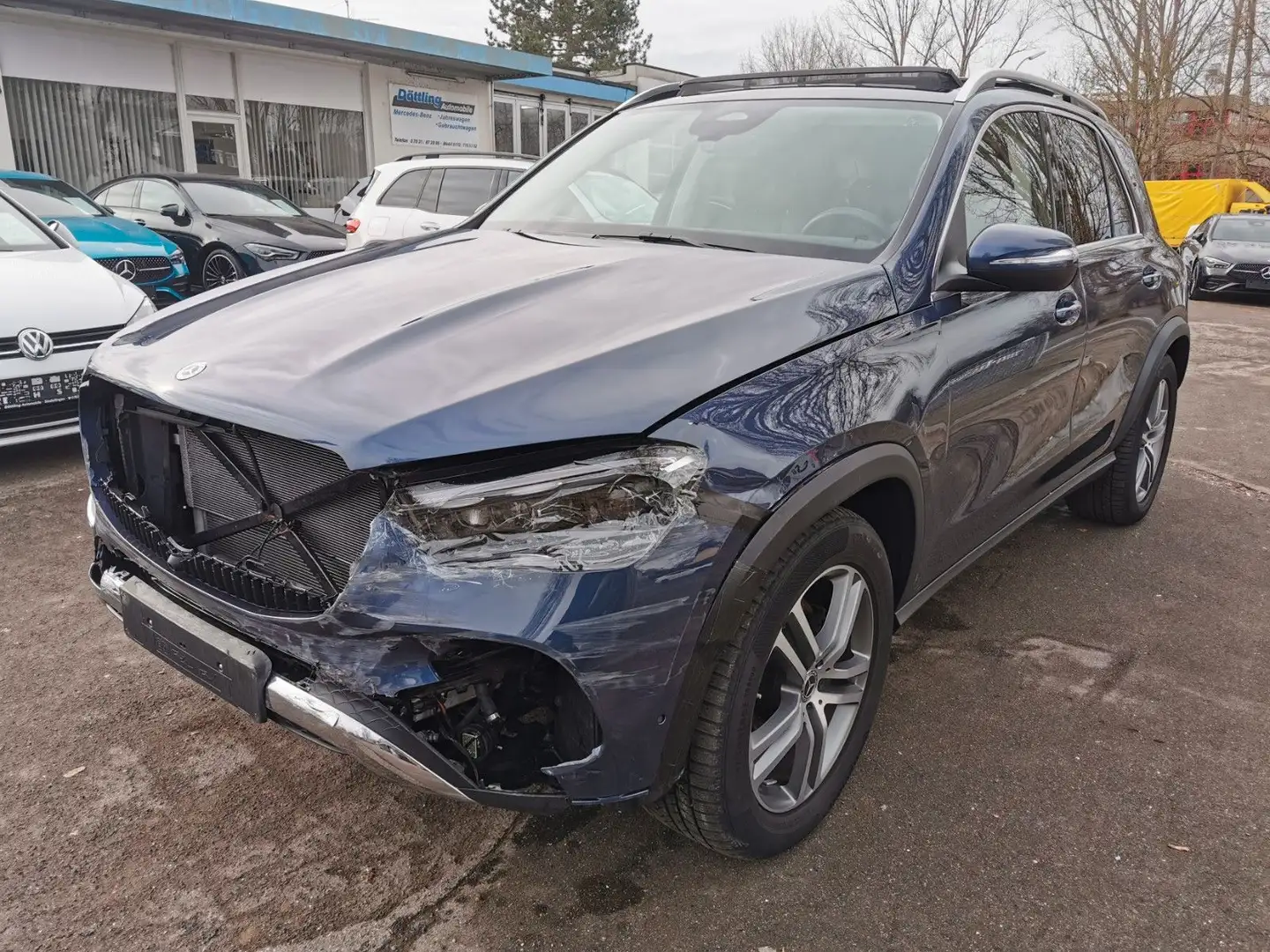 Mercedes-Benz GLE 300 d 4M Multibeam/AHK/Pano/20"/Spur/Kamera Albastru - 2