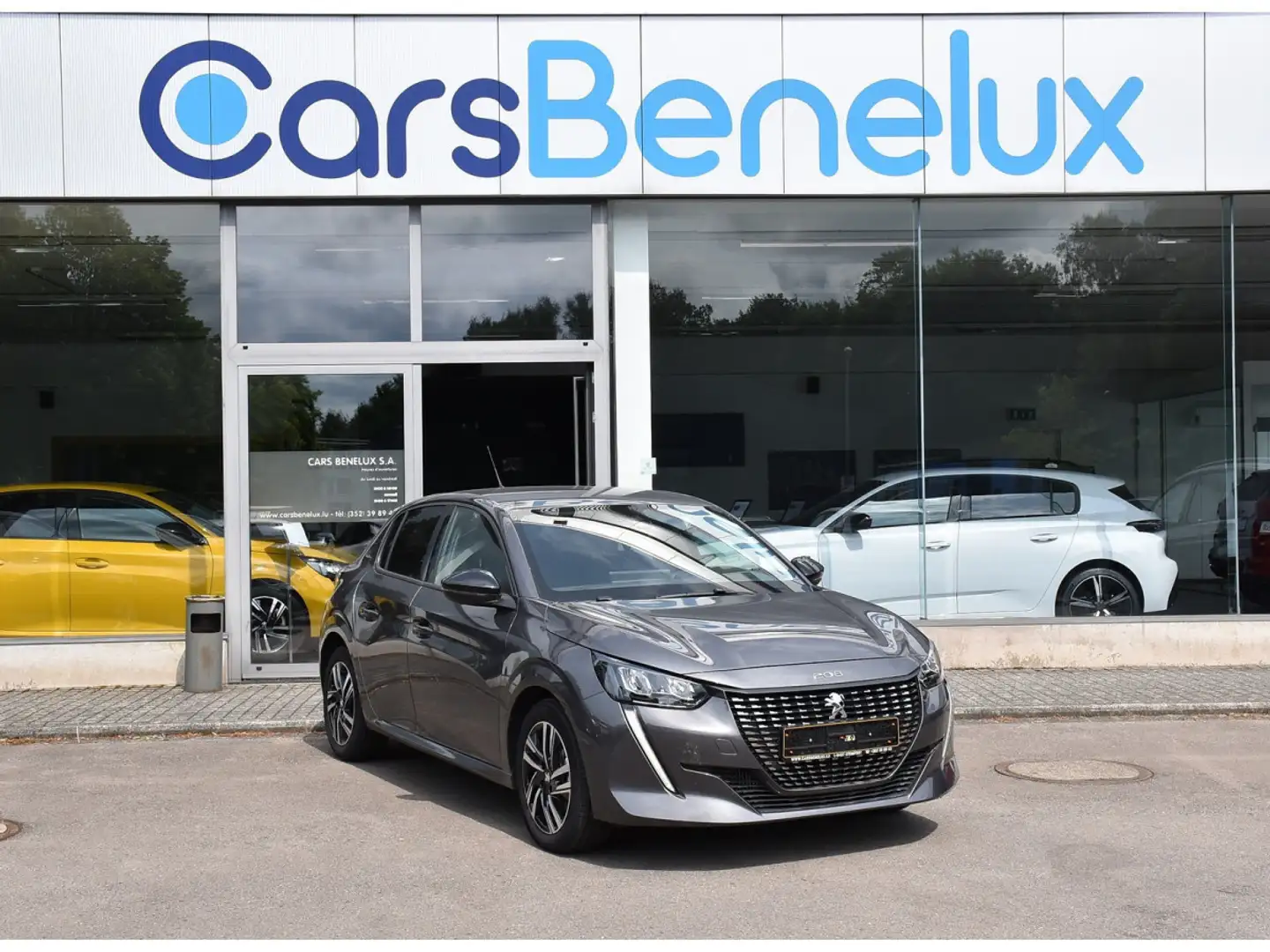 Peugeot 208 1.2 PureTech Allure REGUL GPS CAM LANE KEYLESS 1°M Gris - 1