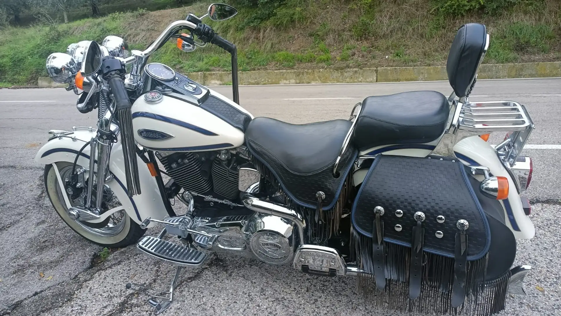 Harley-Davidson Heritage Springer Blau - 1