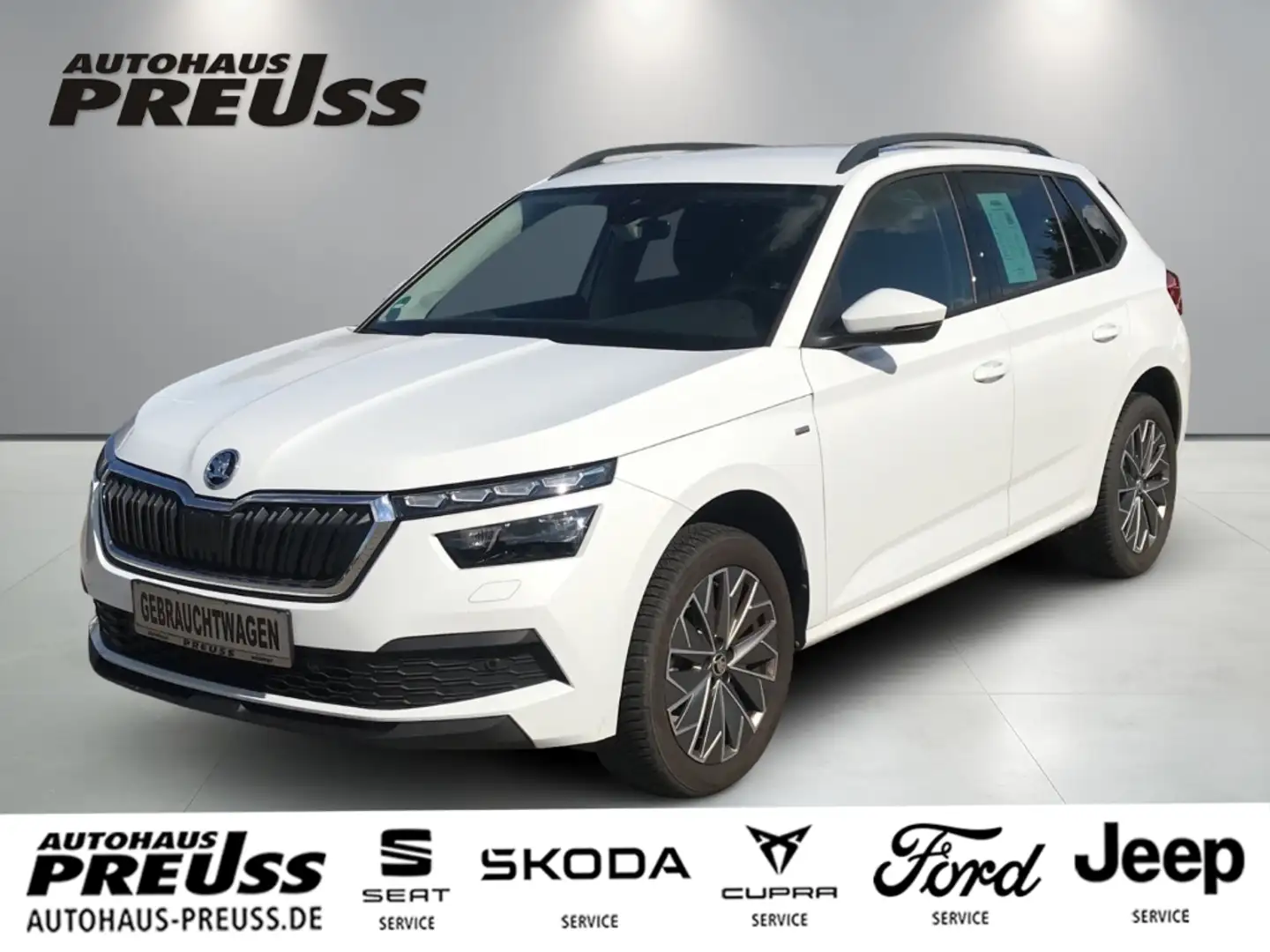 Skoda Kamiq Clever 1,0 TSI Weiß - 1