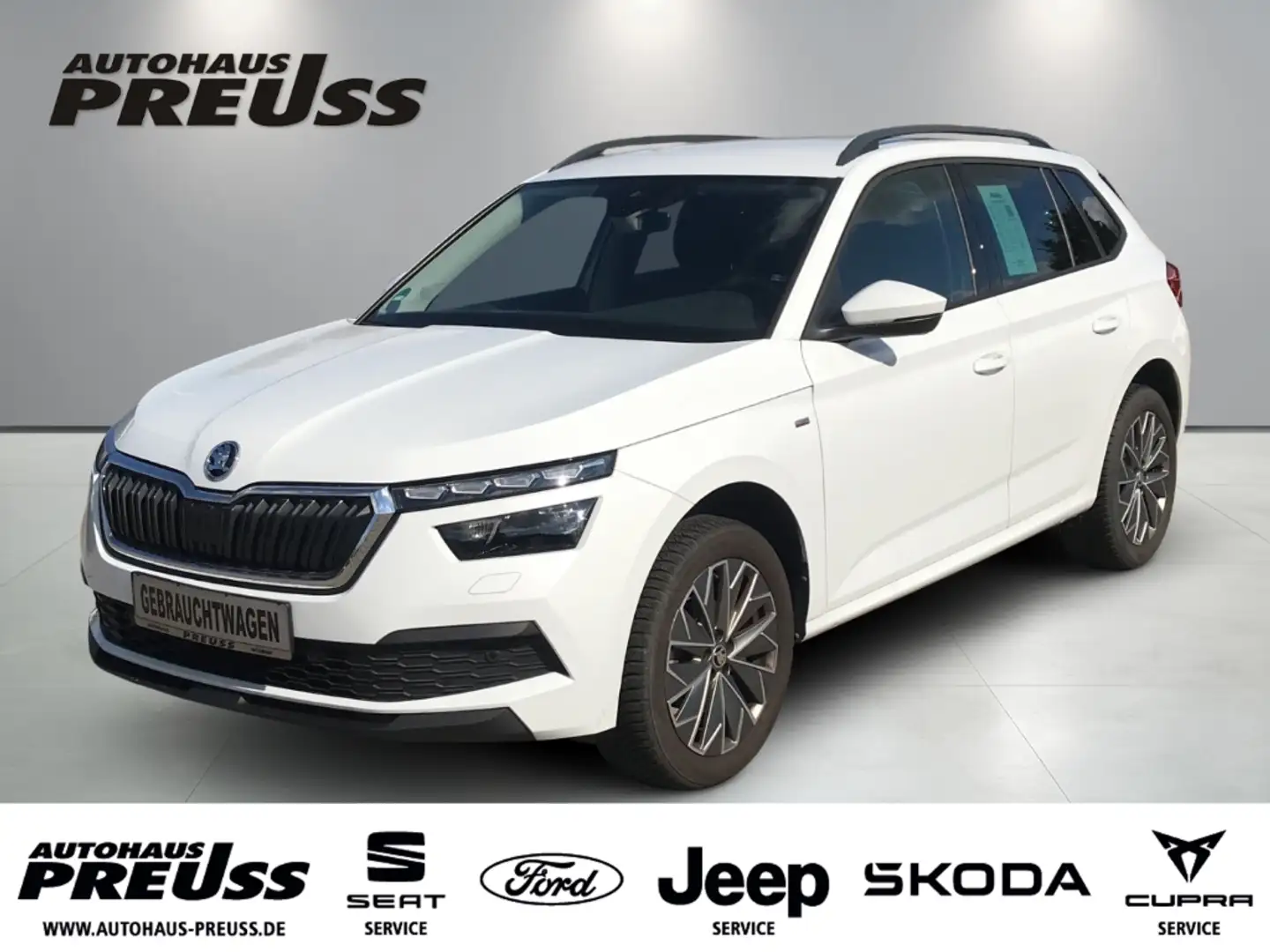 Skoda Kamiq Clever 1,0 TSI Weiß - 1