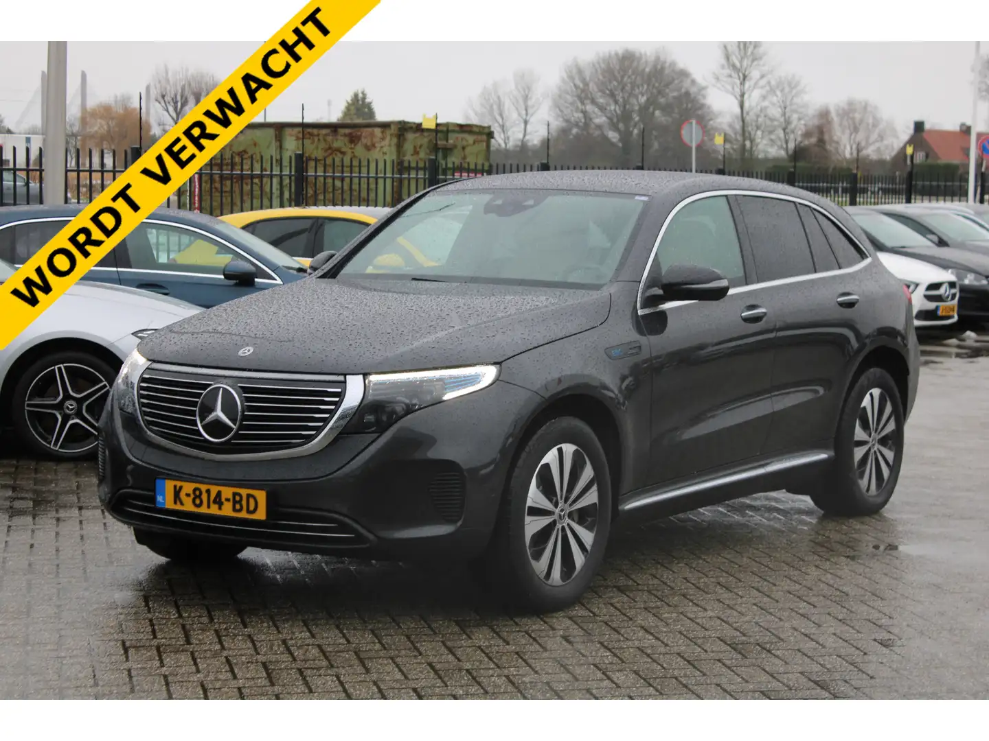 Mercedes-Benz EQC 400 4MATIC 408PK Luxury Line 80 kWh LEDER DISTRONIC SF Gris - 1