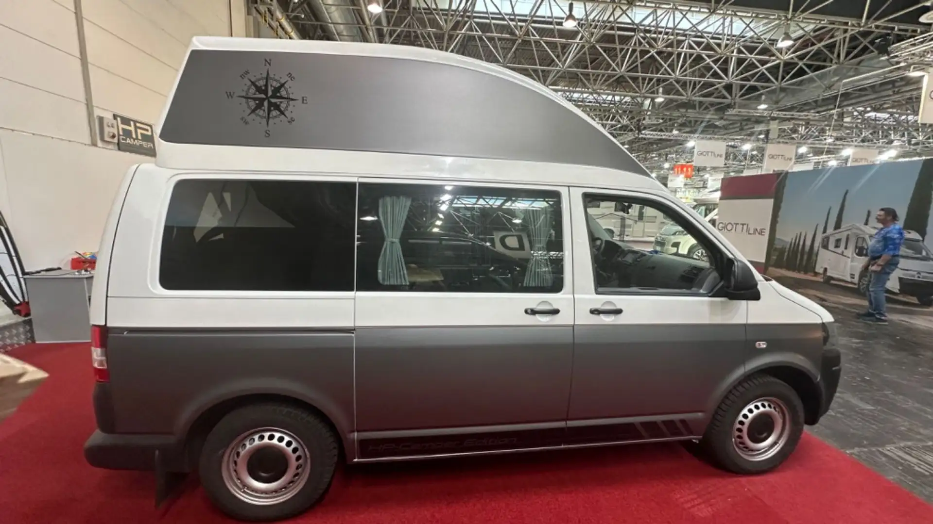 Volkswagen VW T5 HP-Camper  4 Sitzer ,1 Hd. Wit - 1