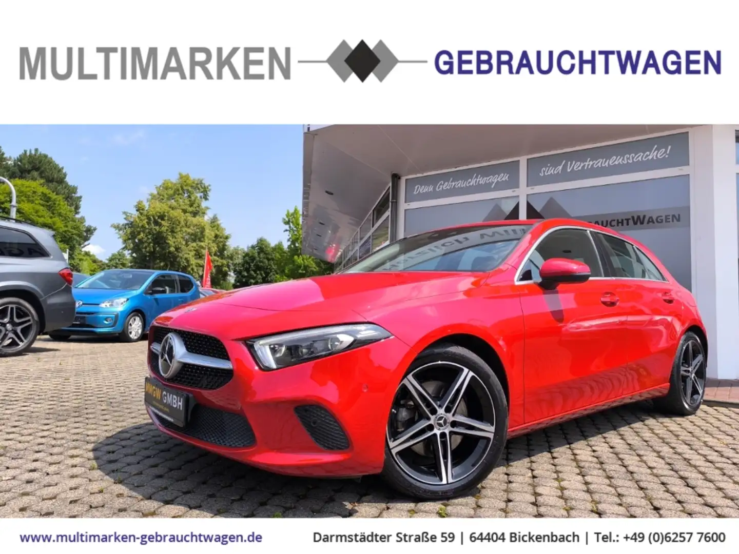 Mercedes-Benz A 220 Progressive MULTIBEAM/Navi/DigitalesCockpit Rosso - 1