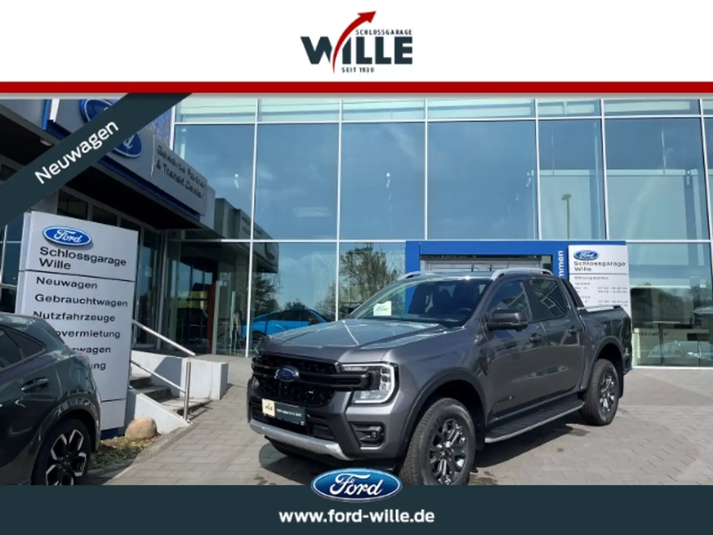 Ford Ranger Wildtrak e-4WD Doppelkabine Audio-P.106/Technologi Grau - 1