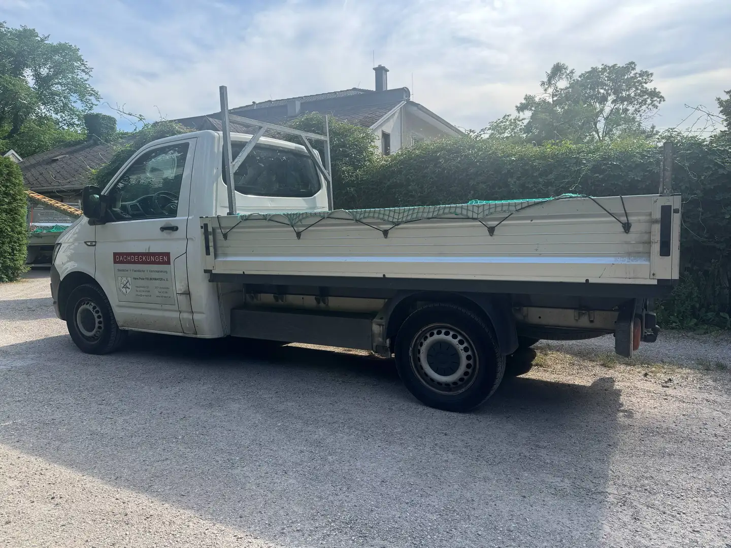 Volkswagen T6 Transporter Pritsche LR 2,0 TDI BMT Weiß - 2