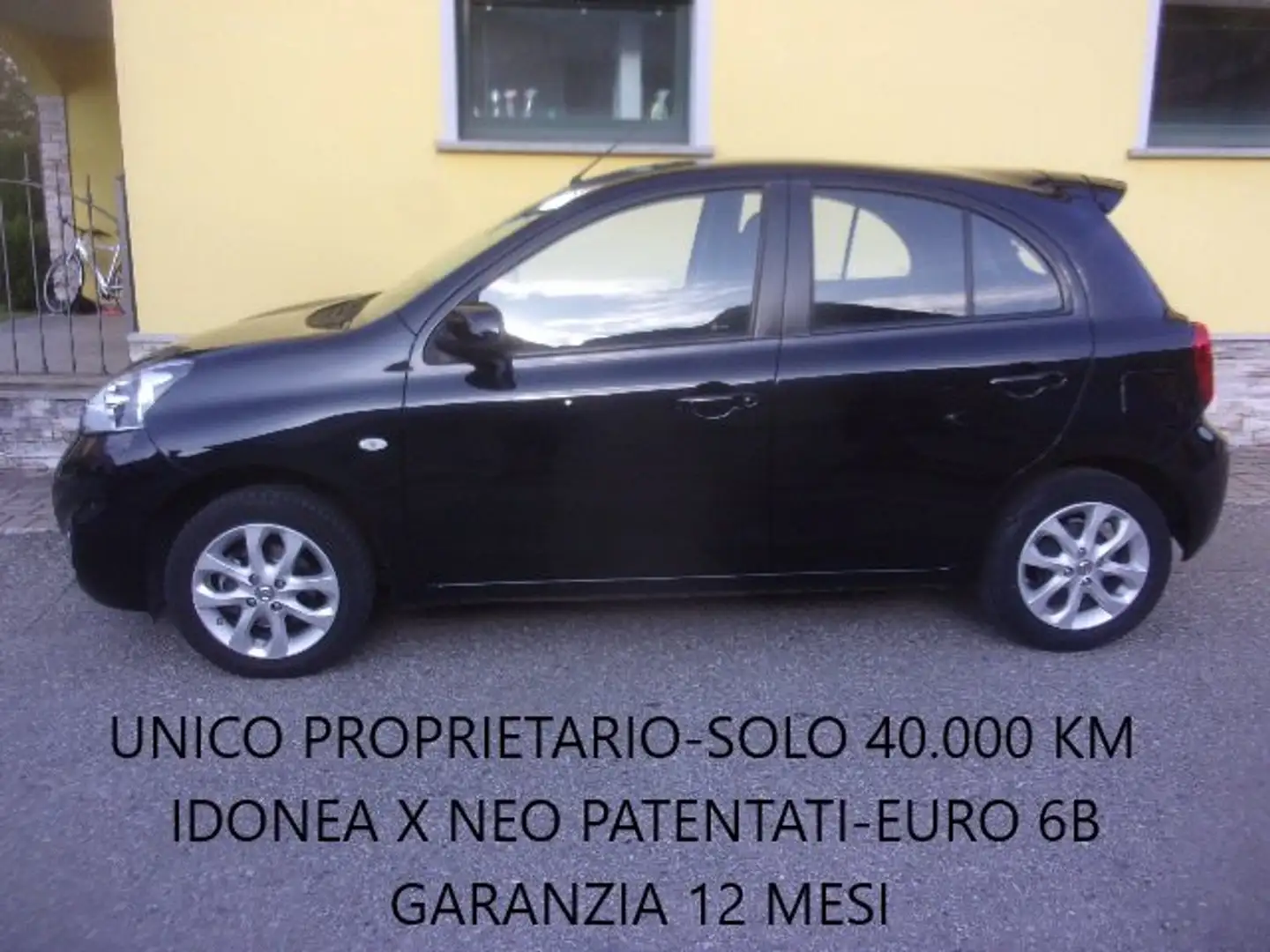 Nissan Micra IV 2013 1.2 n-tec-SOLO 40.000 KM !!! Nero - 2