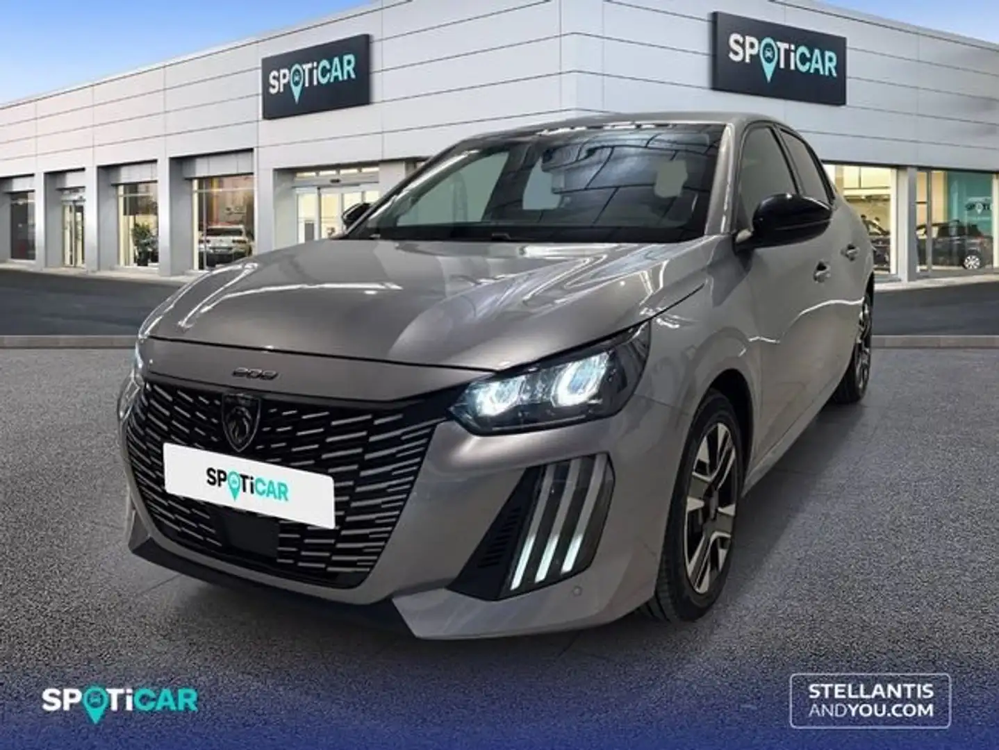 Peugeot 208 Gasolina 100 S&S 6 Vel. MAN Allure Gris - 1