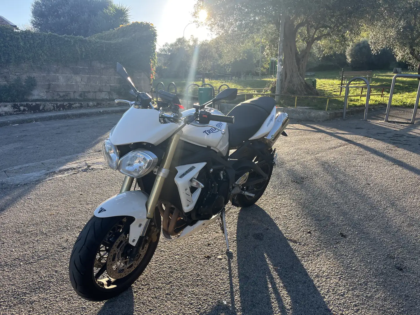 Triumph Street Triple 675 Blanc - 1